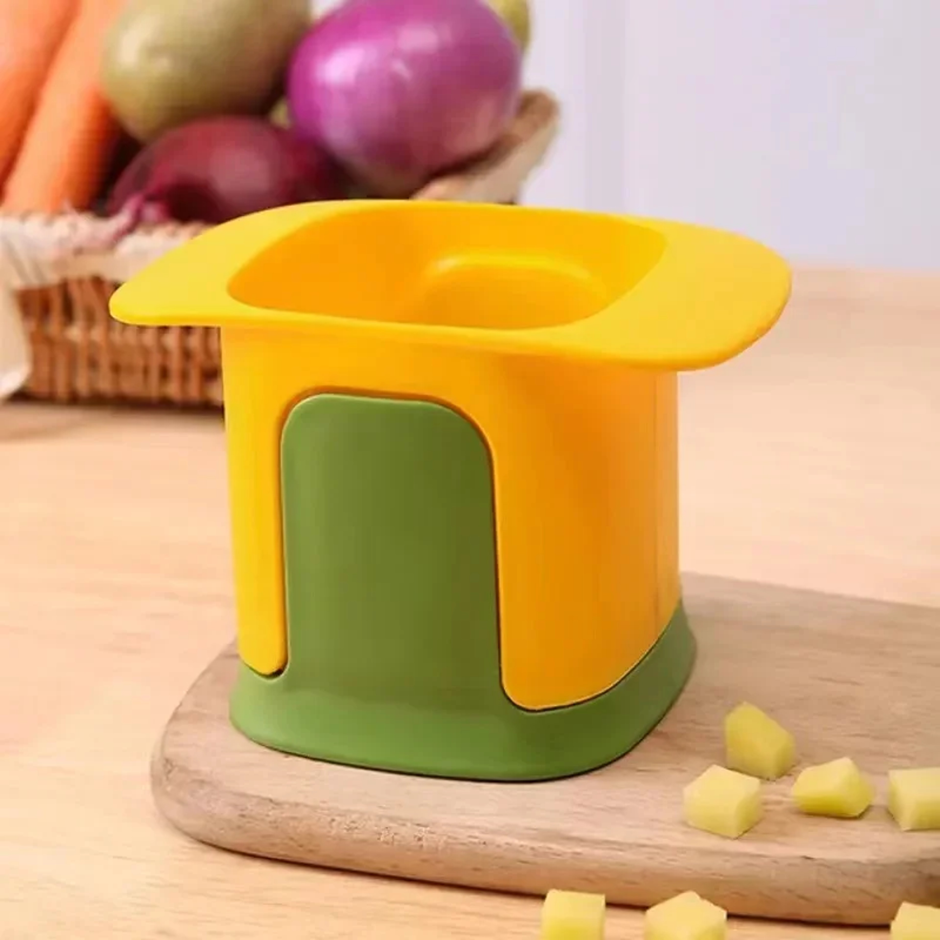 Multifunctional Vegetable Chopper with Stainless Steel Blades for Kitchen Prep – view 7