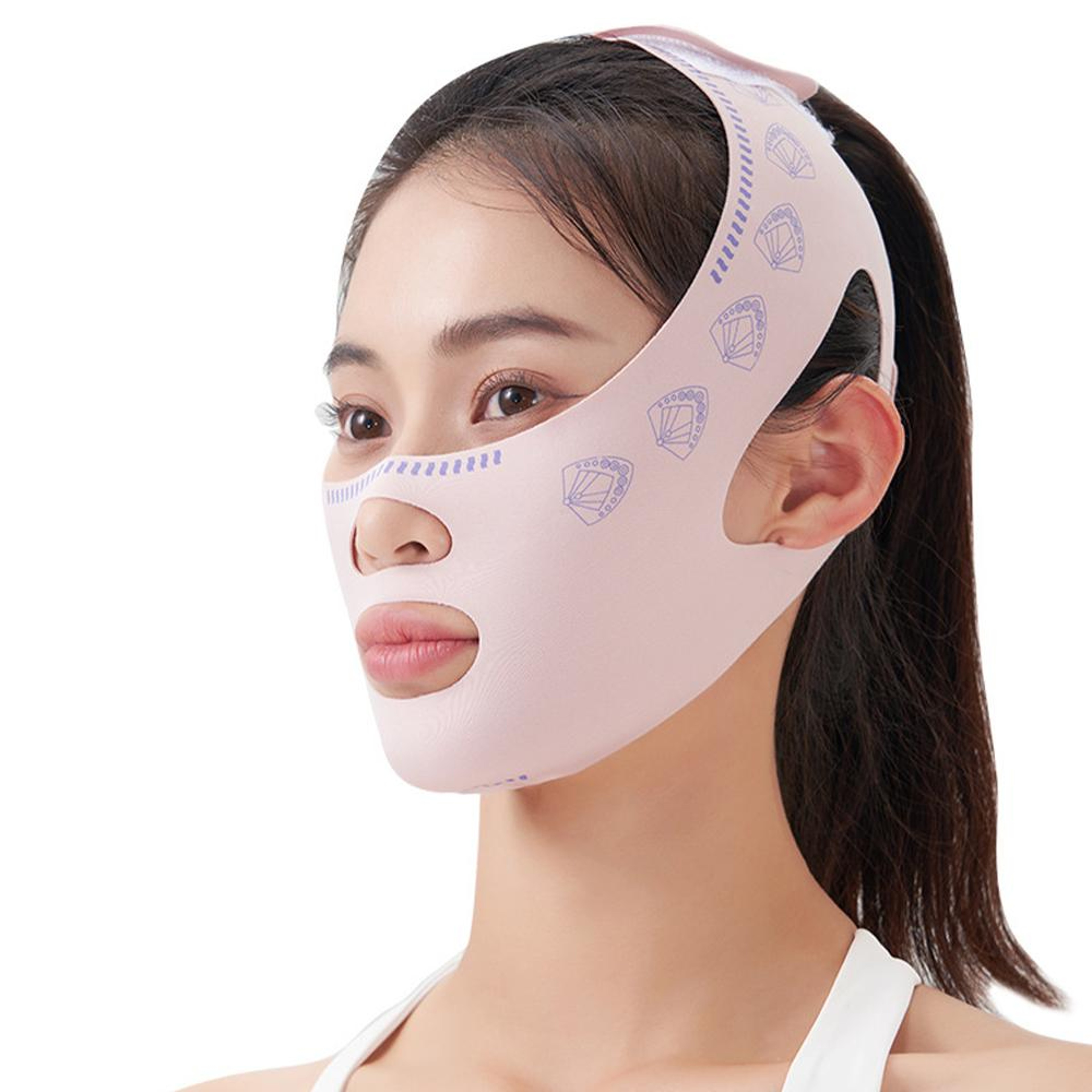 V Line Face Lifting Strap Chin and Cheek Shaping Band Sleeping Mask – view 7