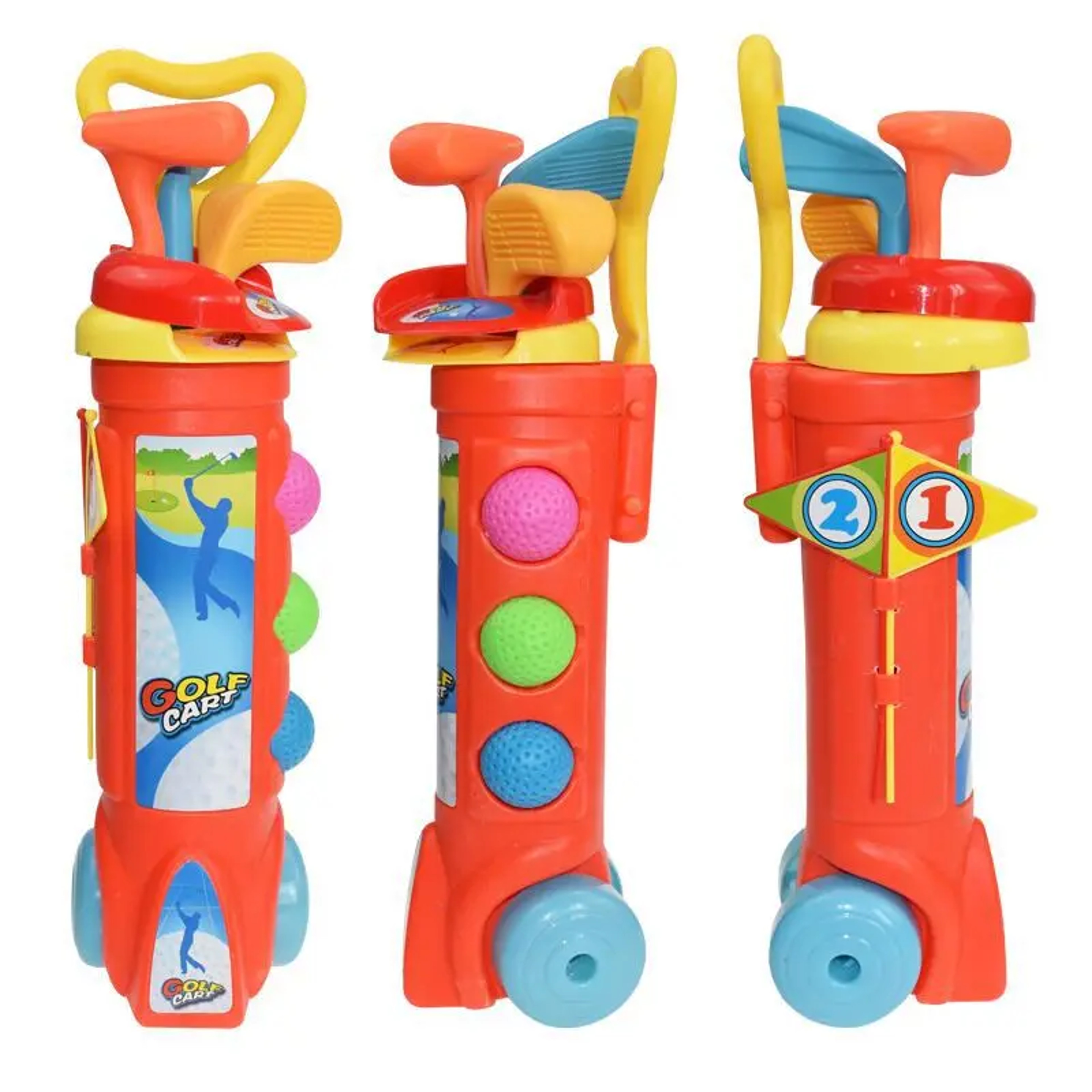 Kids Golf Club Set with Retractable Toy Clubs for Indoor and Outdoor Play – view 7