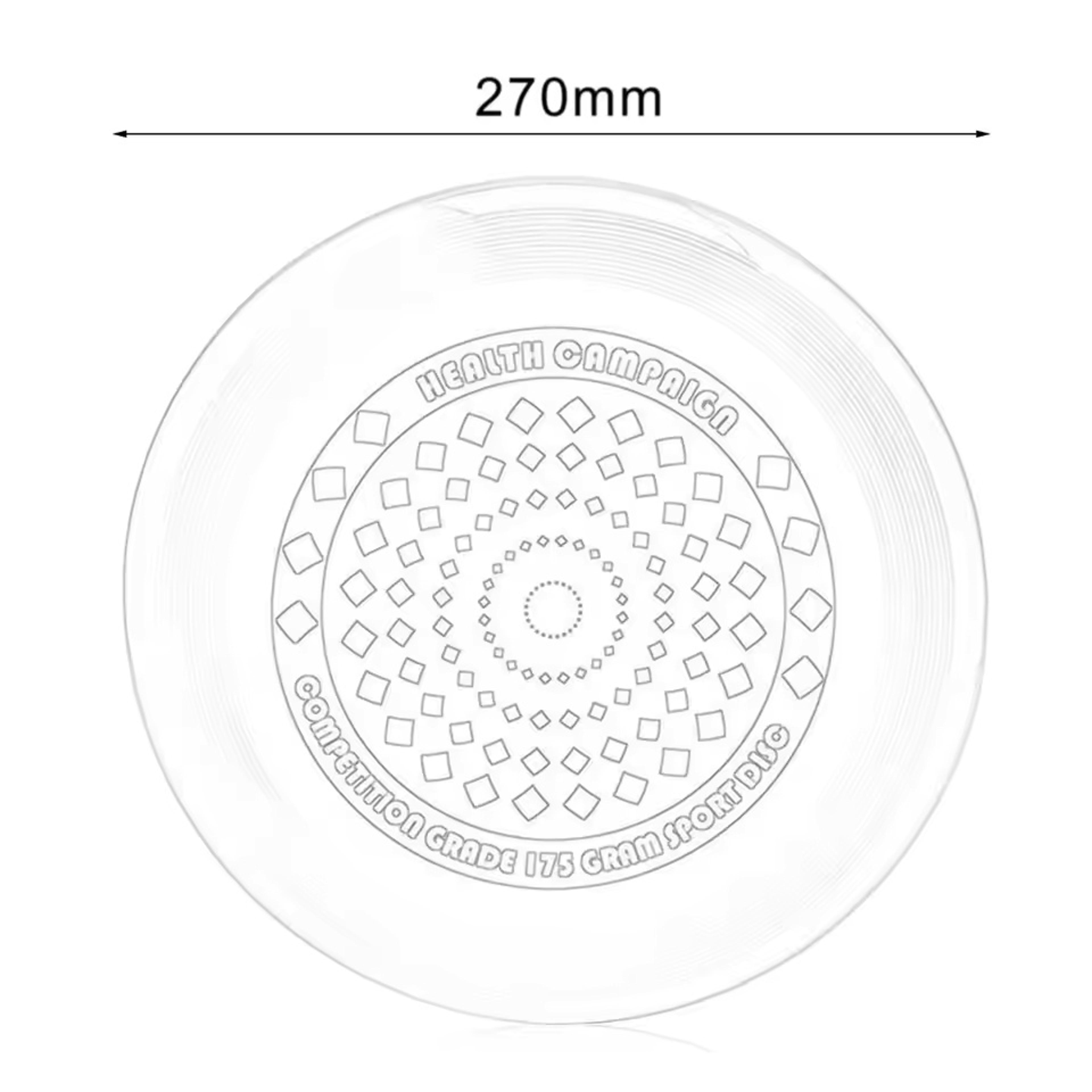 Rubber Flying Disc for Outdoor Games and Recreational Sports – view 4