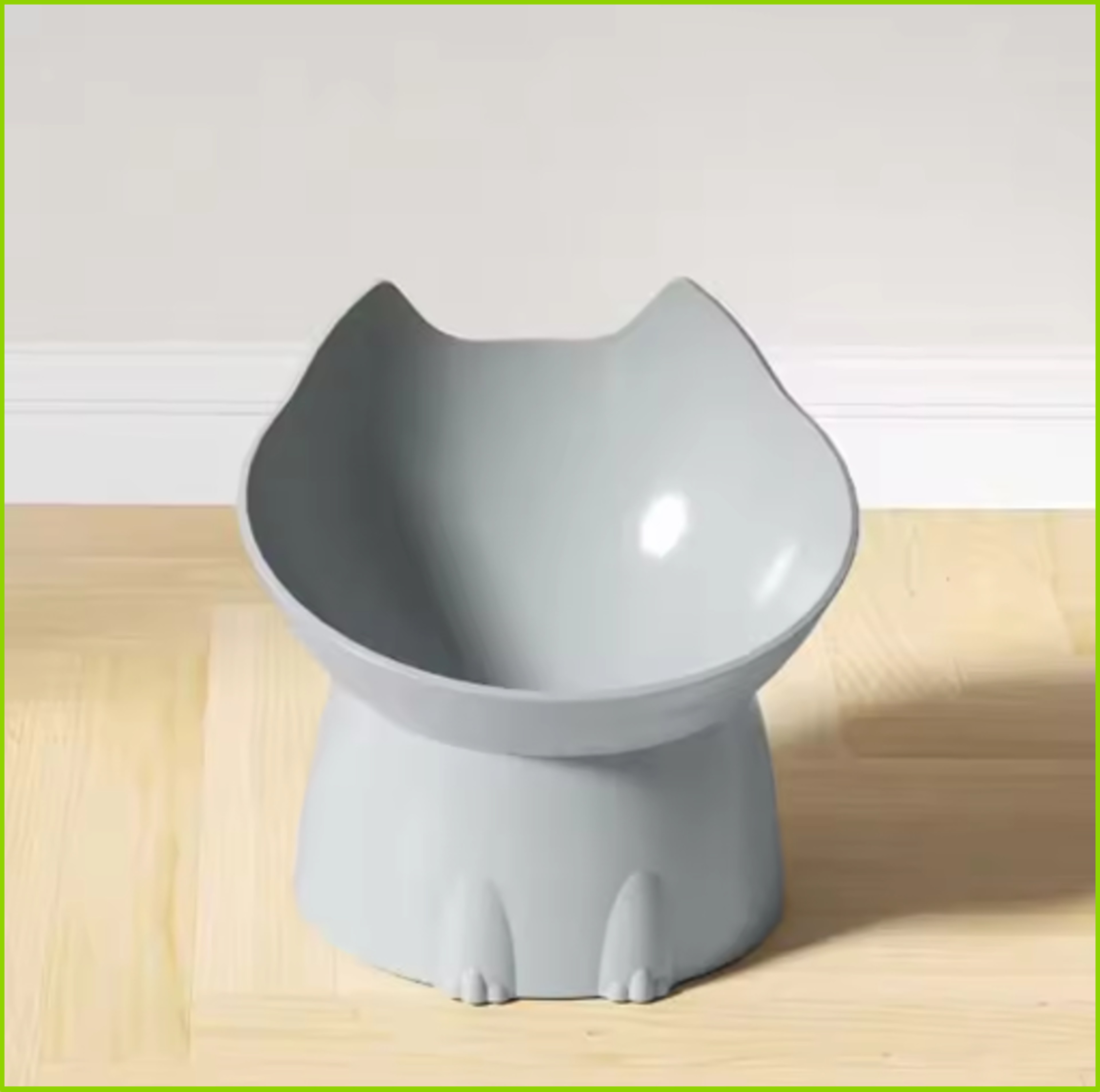 Raised Cat and Dog Bowl with Long Ear Design and Anti-Tip Base – view 11