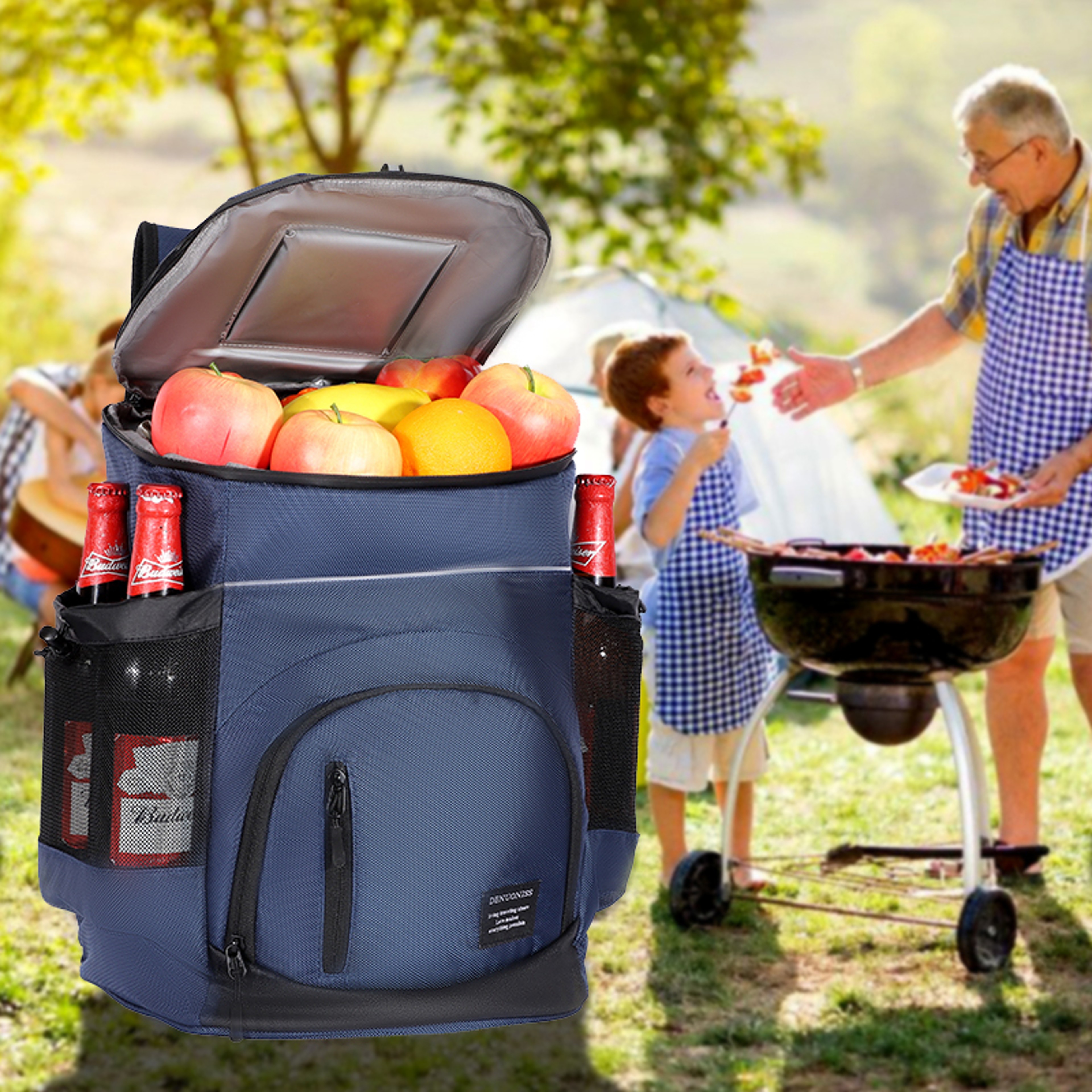 Insulated Cooler Backpack With Waterproof Design And Adjustable Straps 1