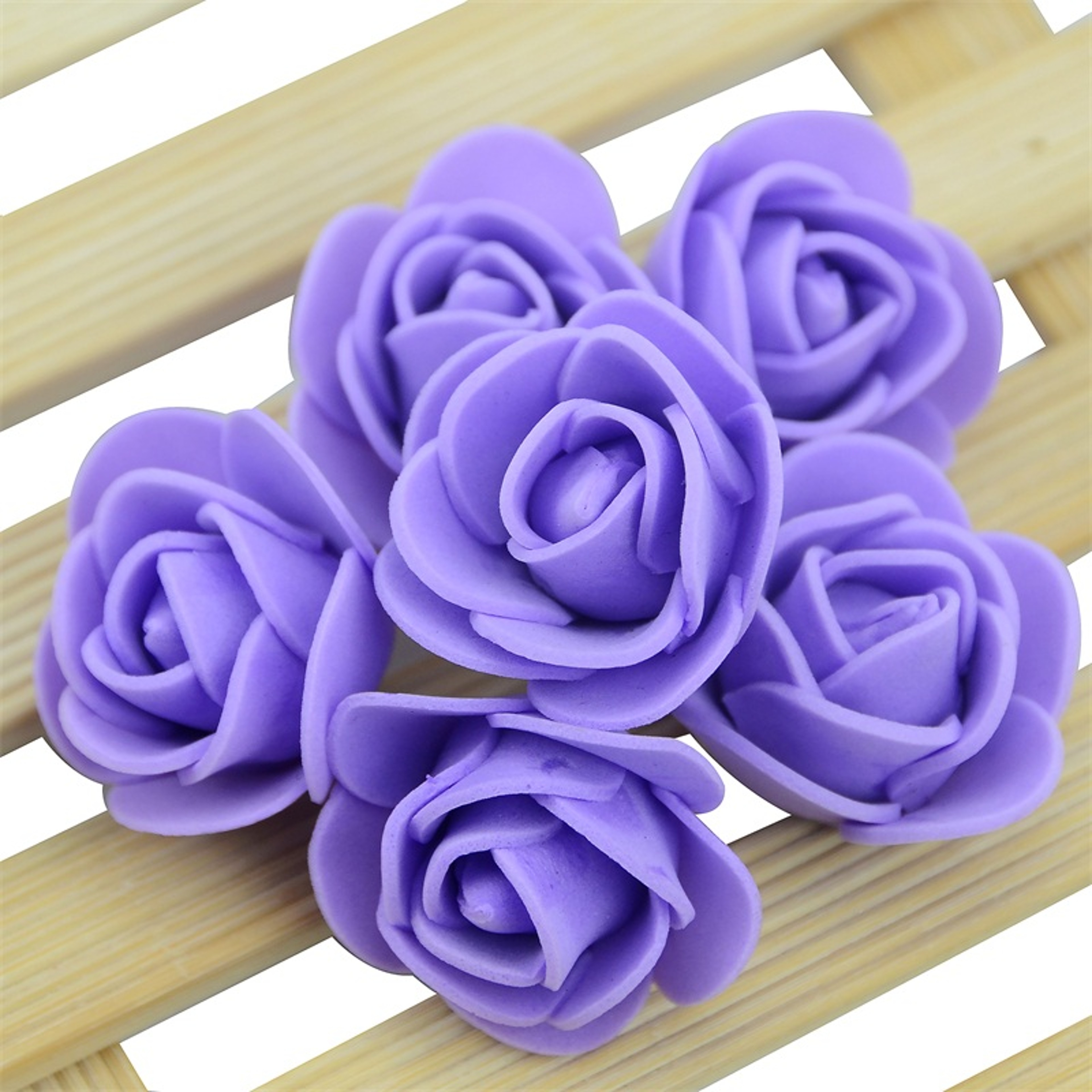 Piece Mini Artificial Foam Rose Flower Heads For DIY Crafts And Wedding Decor 14