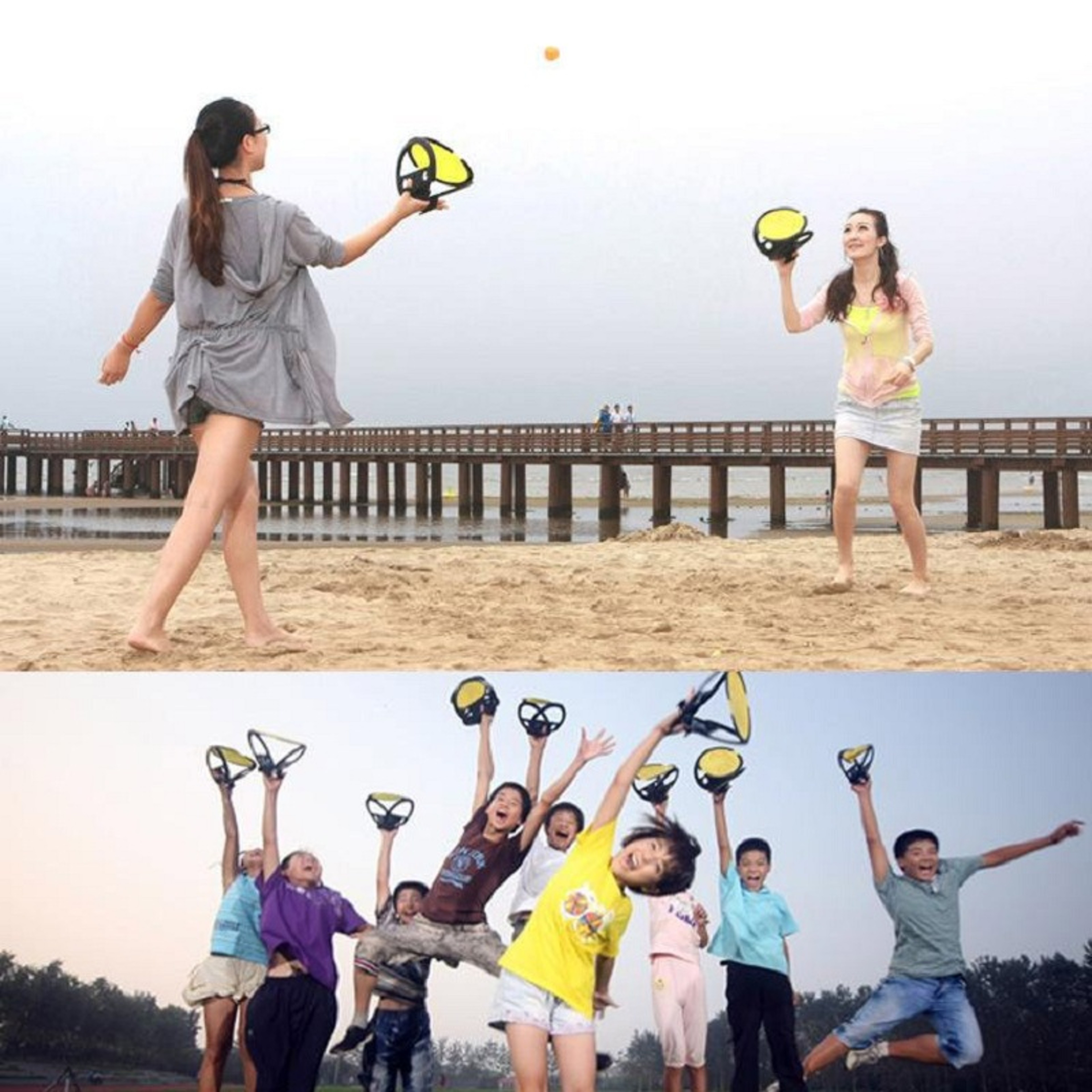 Outdoor Throw and Catch Ball Racket Game for Teens and Adults – view 3