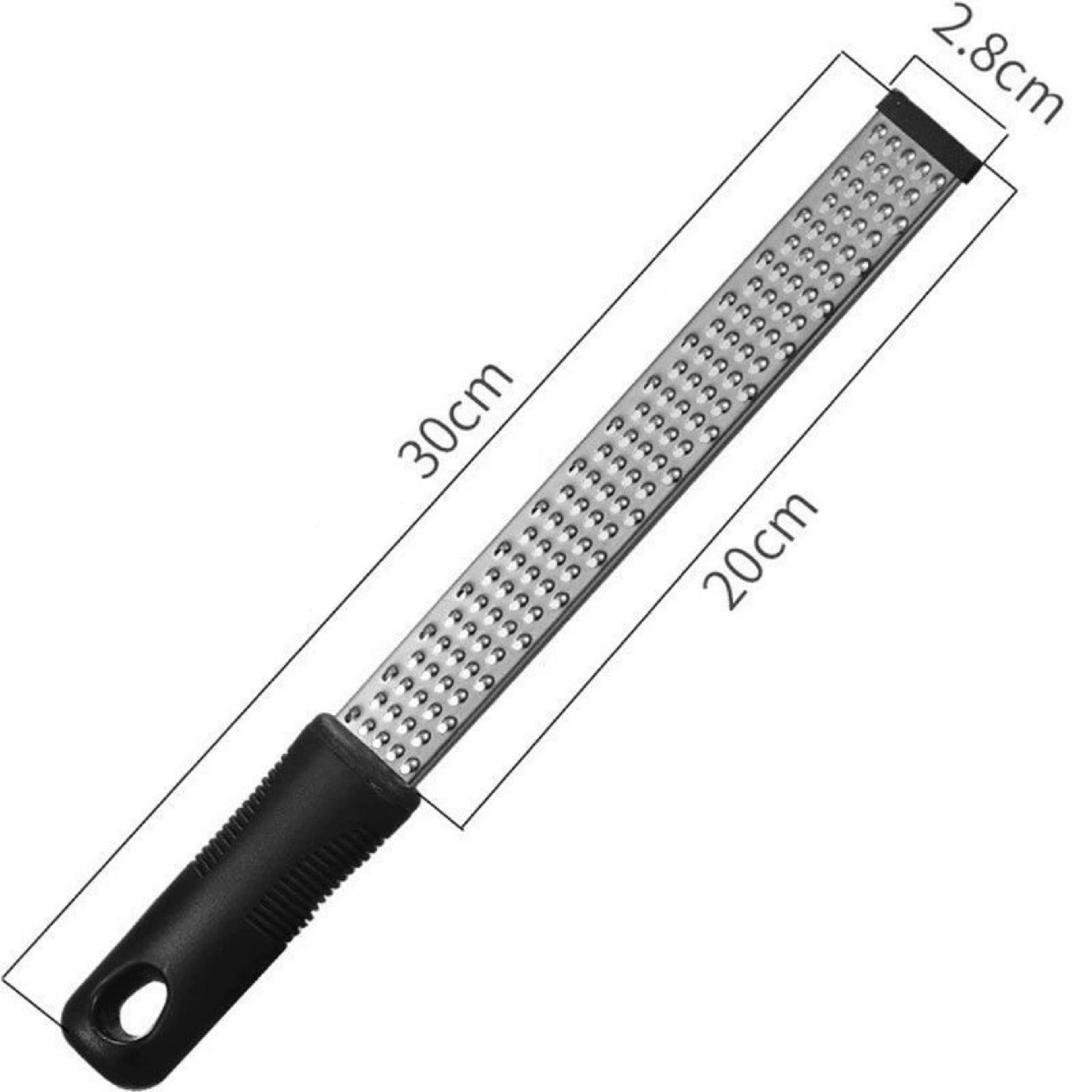 Handheld Stainless Steel Cheese Grater and Lemon Zester for Garlic and Ginger – view 7