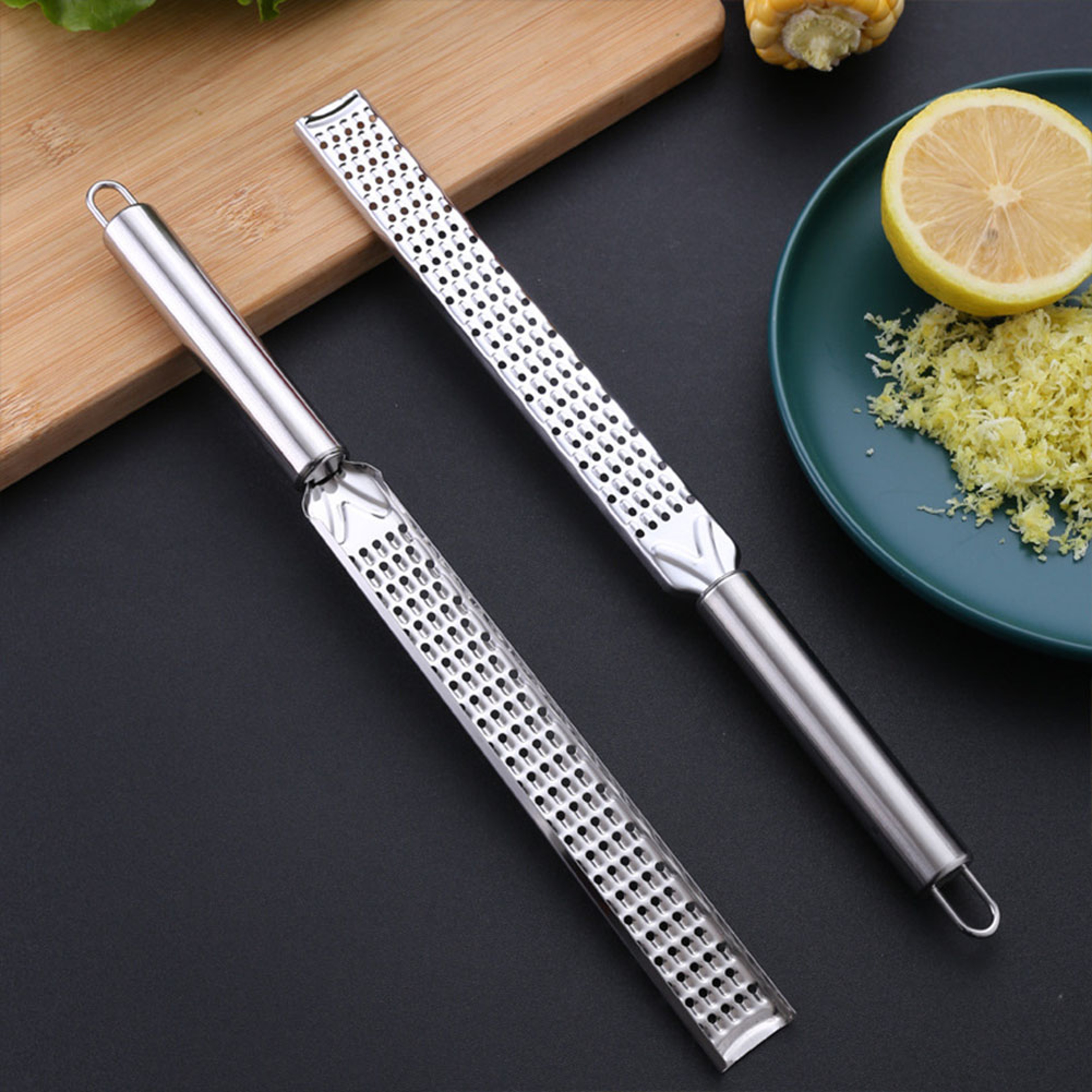 Stainless Steel Kitchen Grater for Lemon Zest Ginger Garlic Cheese and Chocolate – view 1