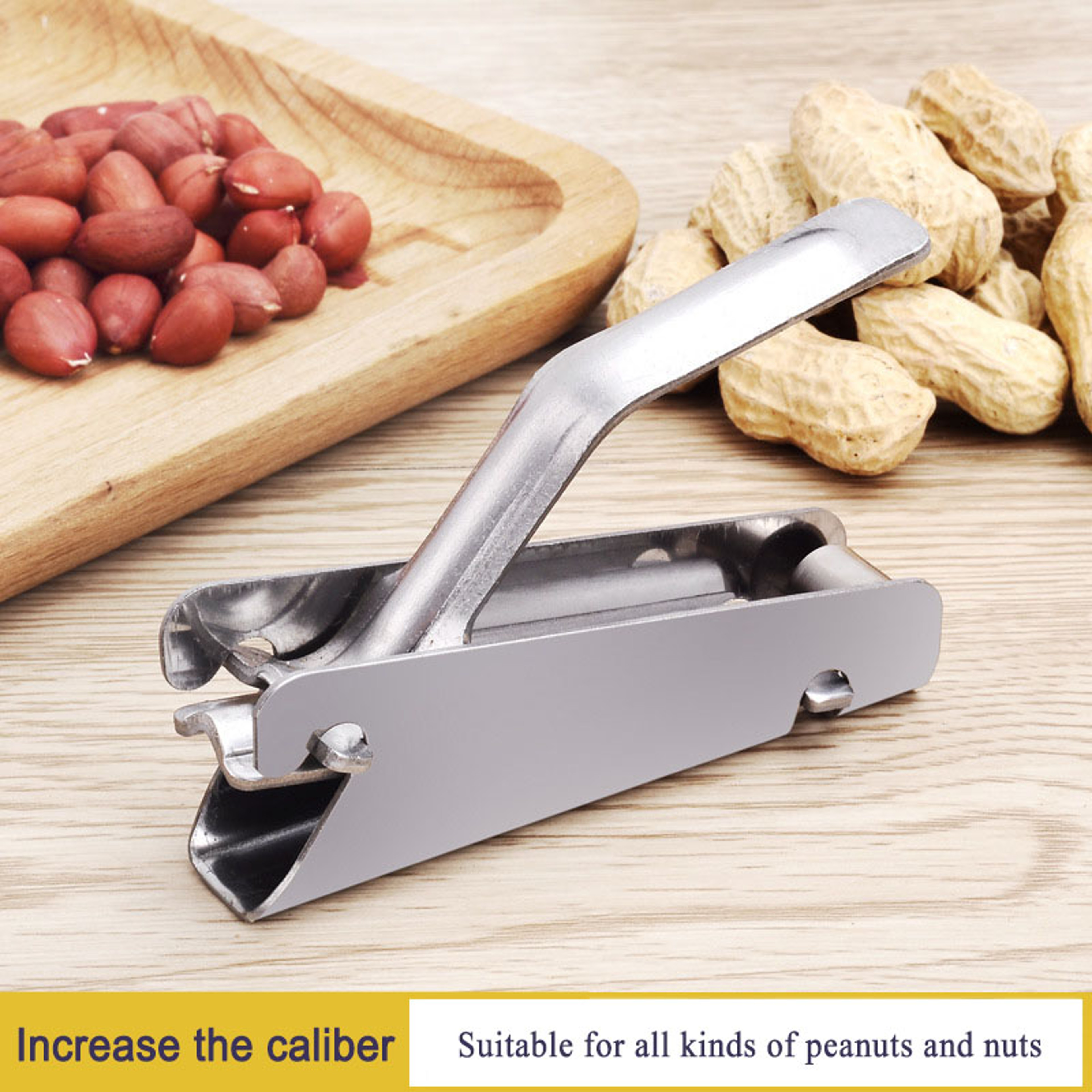 Stainless Steel Seed Peeler and Nut Opener for Melon Seeds Peanuts and Pistachios – view 7