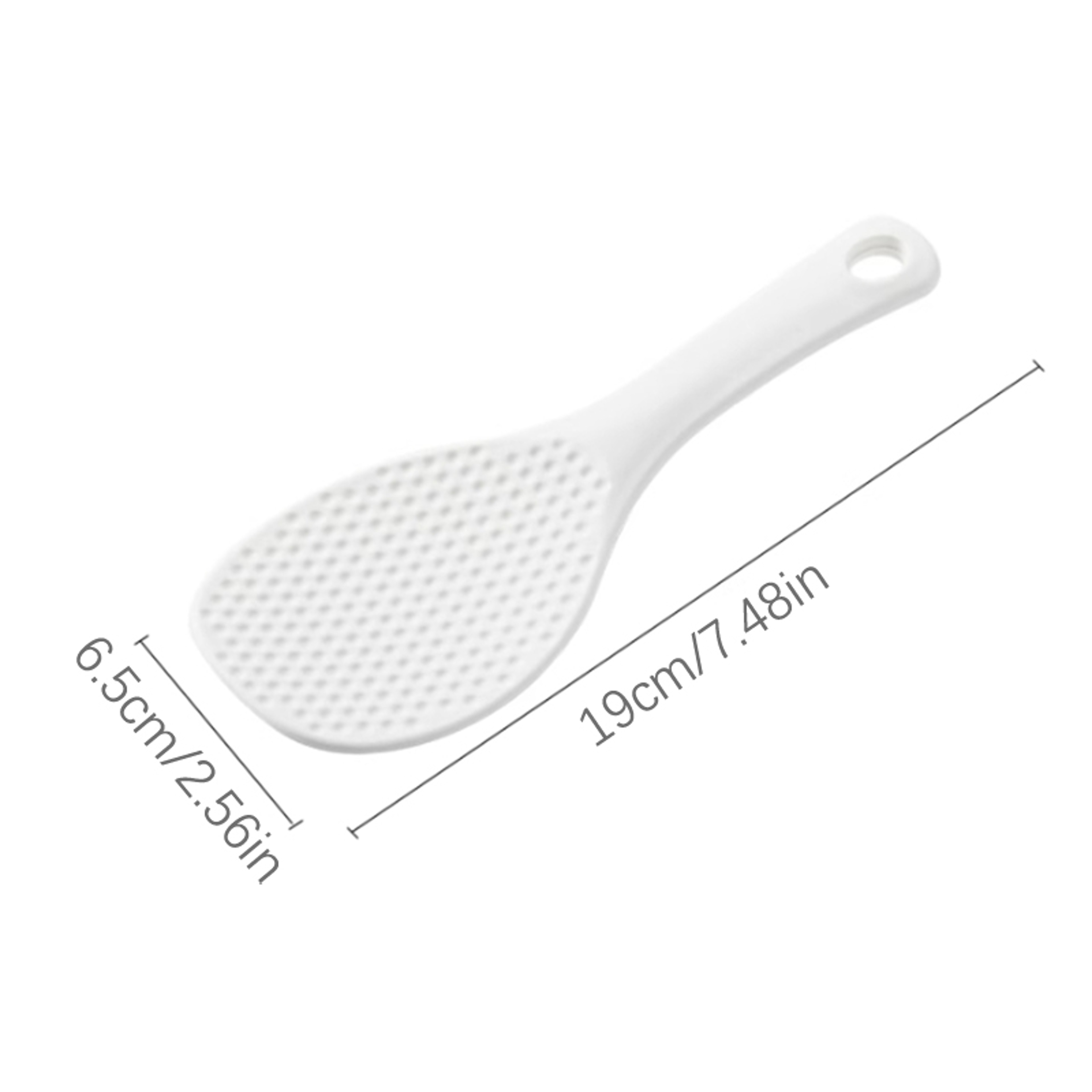 Nonstick Rice Spoon Plastic Rice Serving Paddle for Kitchen and Rice Cookers – view 6