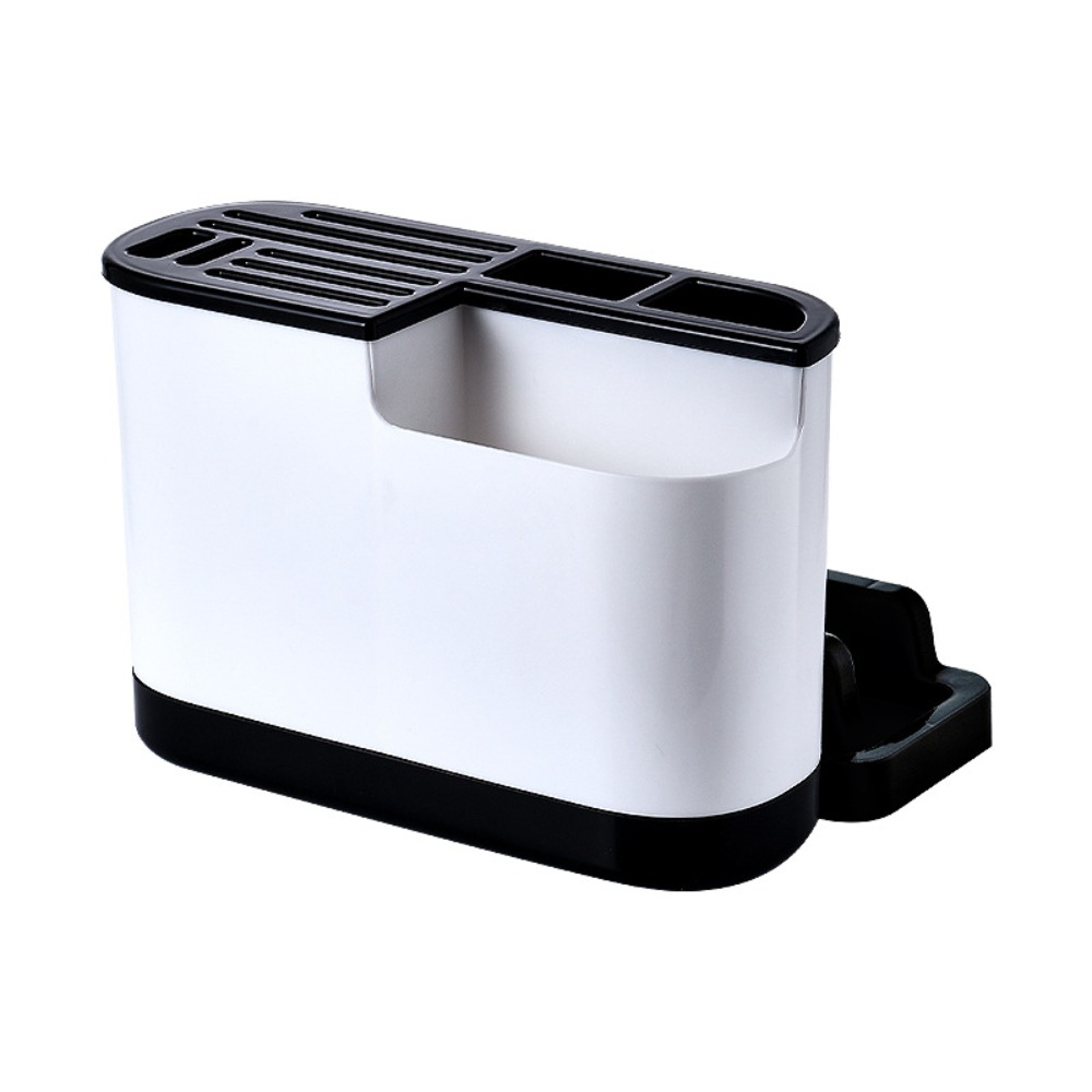 Large Capacity Kitchen Cutlery Holder with Cutting Board Rack and Chopstick Storage – view 8