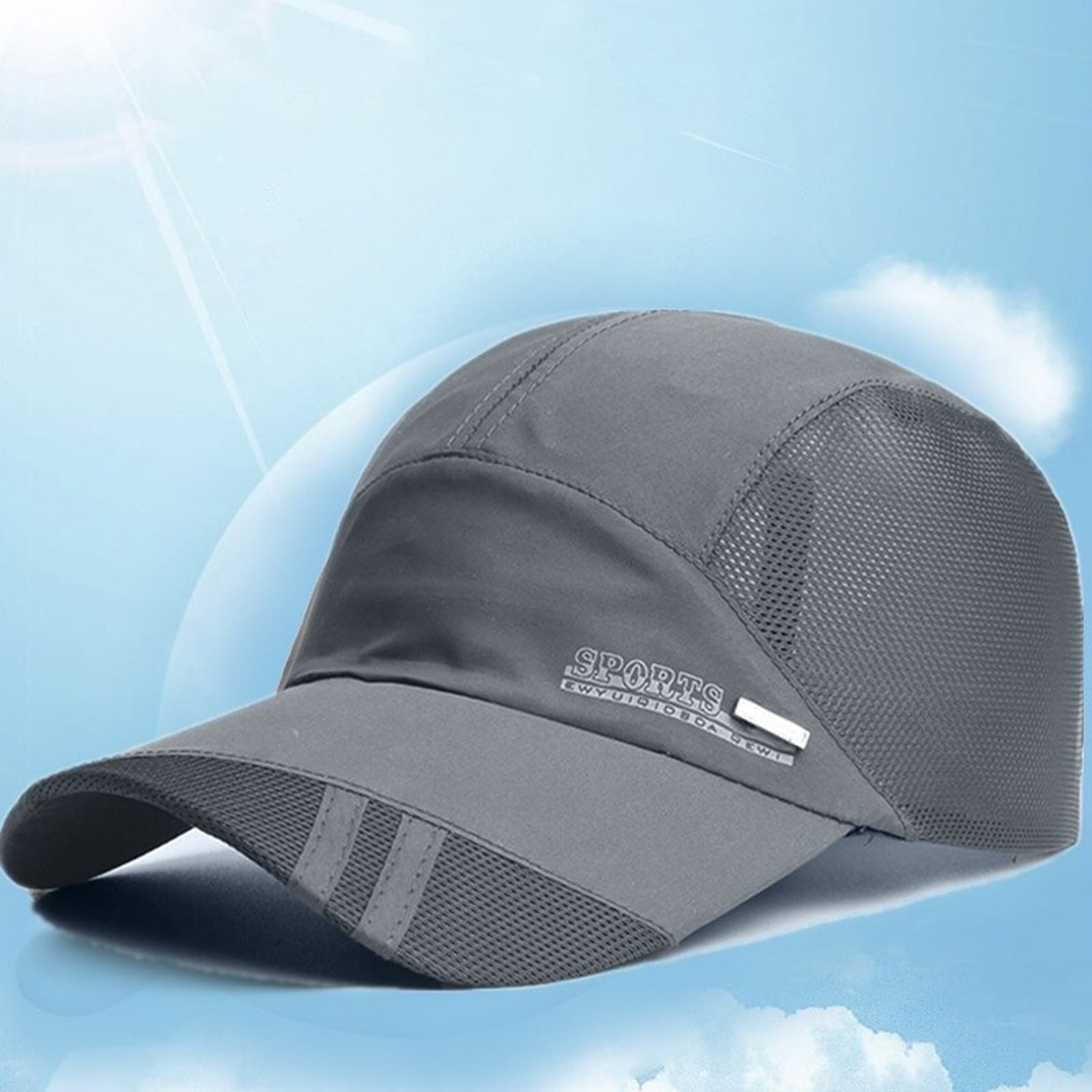 Breathable Quick-Dry Baseball Cap with Adjustable Strap for Spring and Summer – view 1