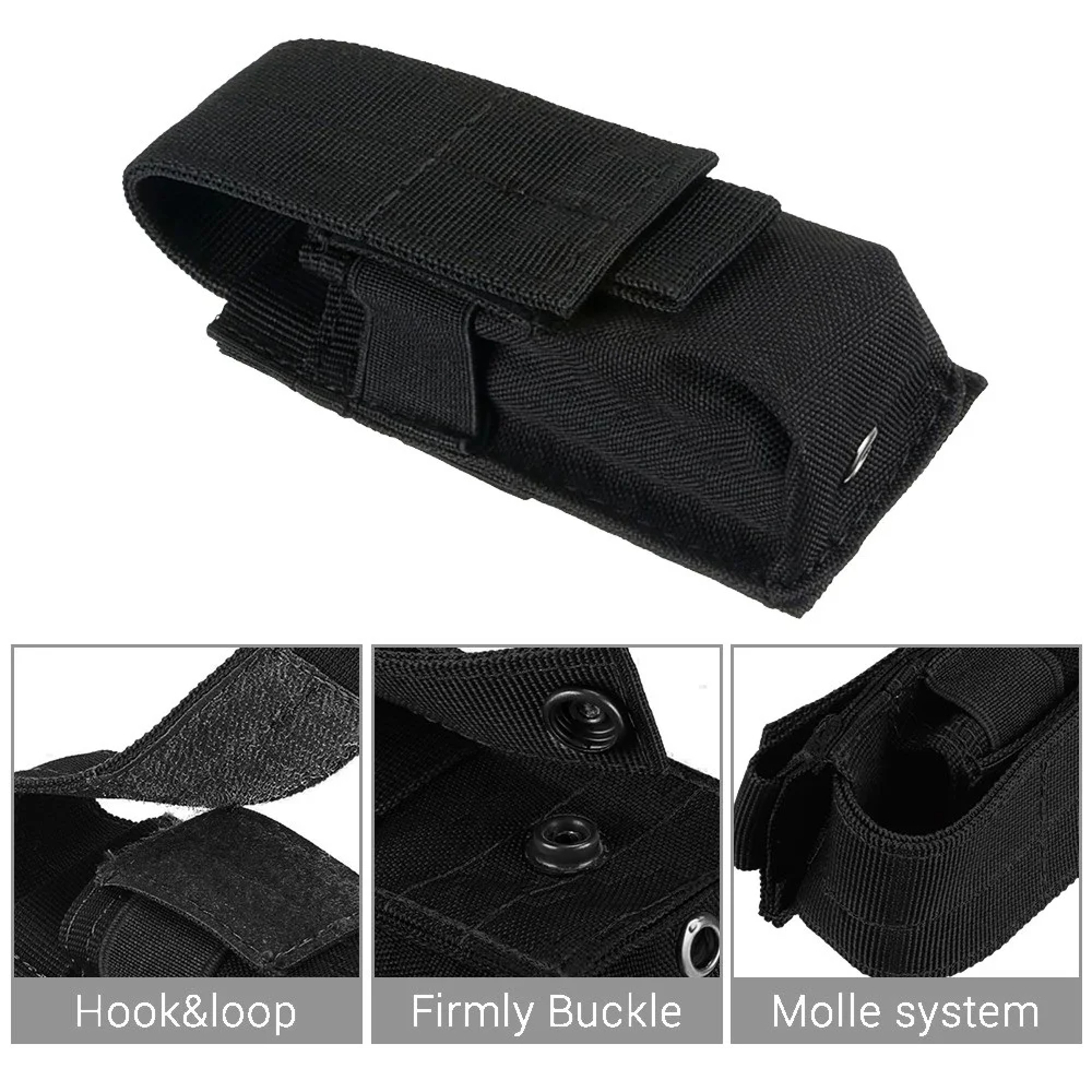 Tactical MOLLE Flashlight Pouch And EDC Utility Holder 3