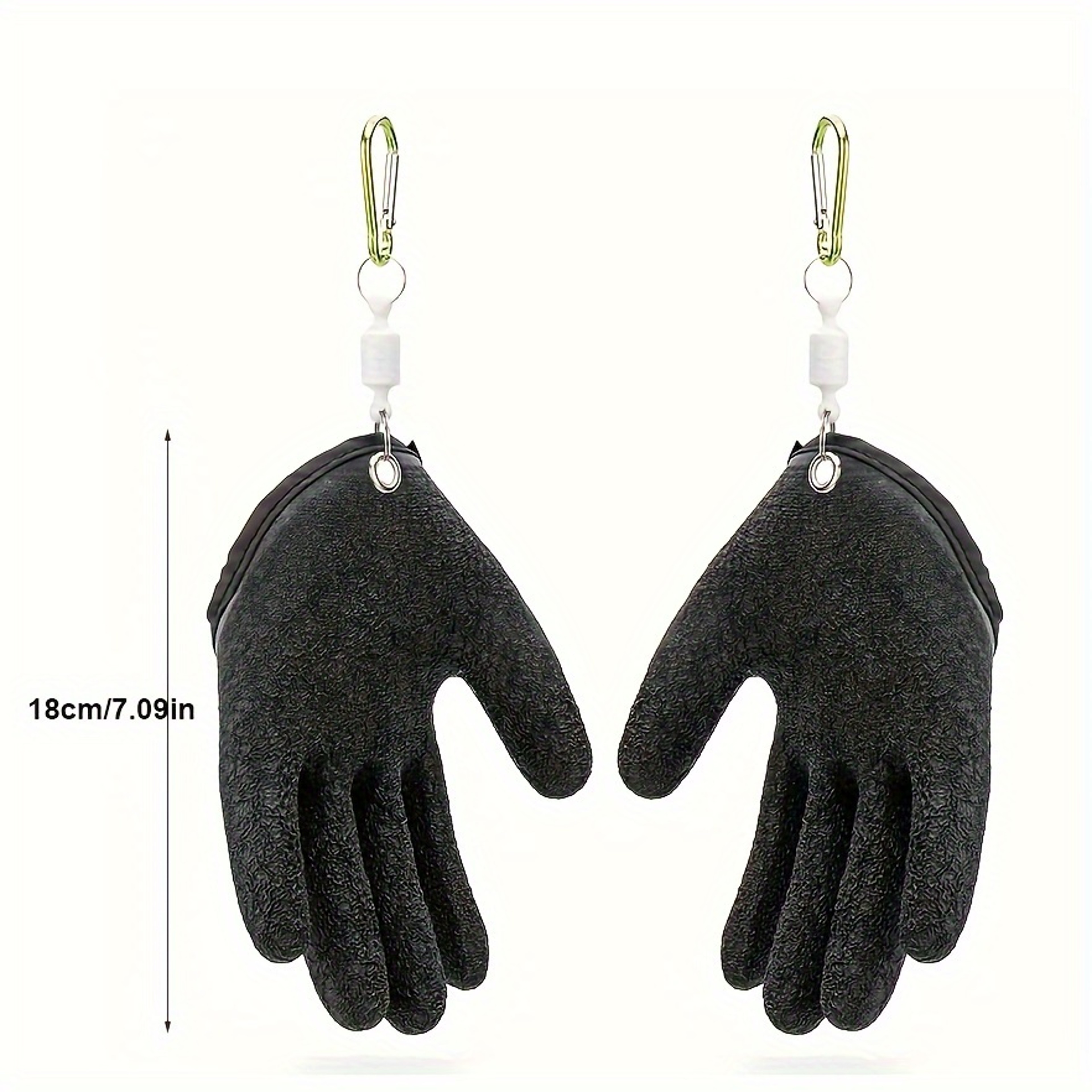 Waterproof Fishing Catching Gloves with Anti-Slip Grip and Magnetic Release – view 3