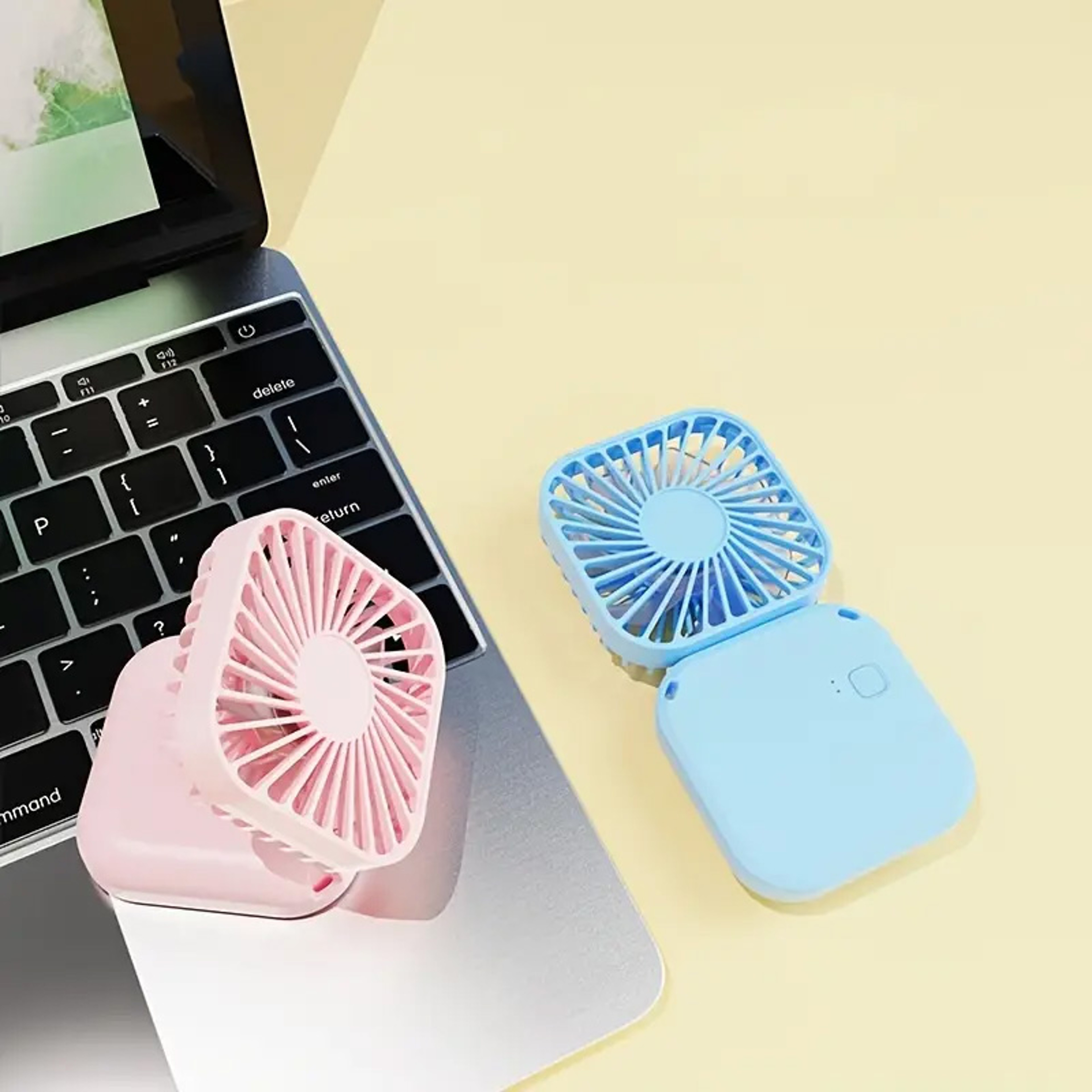 Mini Folding Neck Fan With 3 Adjustable Speeds And USB Charging 1