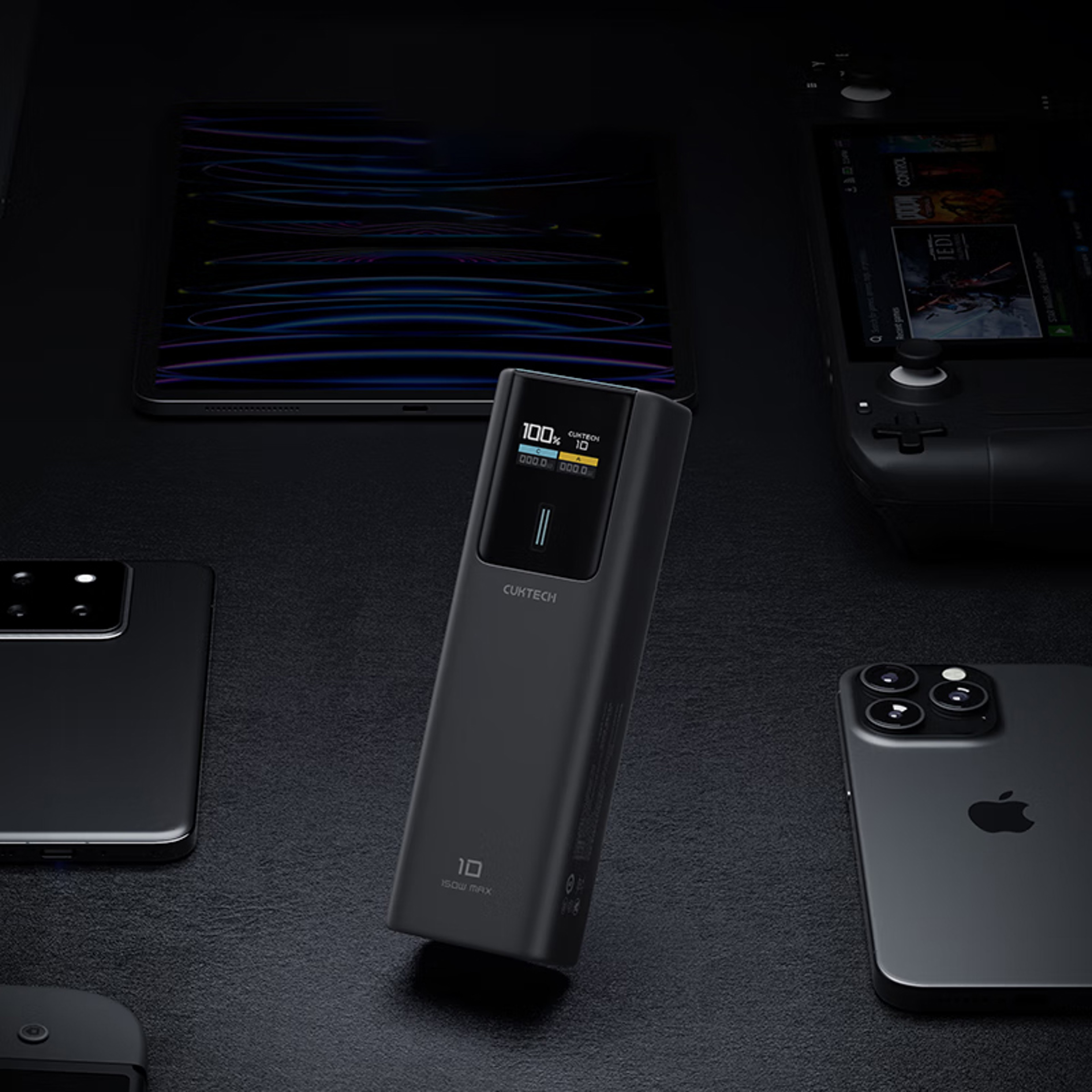10000mAh Portable Power Bank with 120W Max Output and Digital Display – view 2