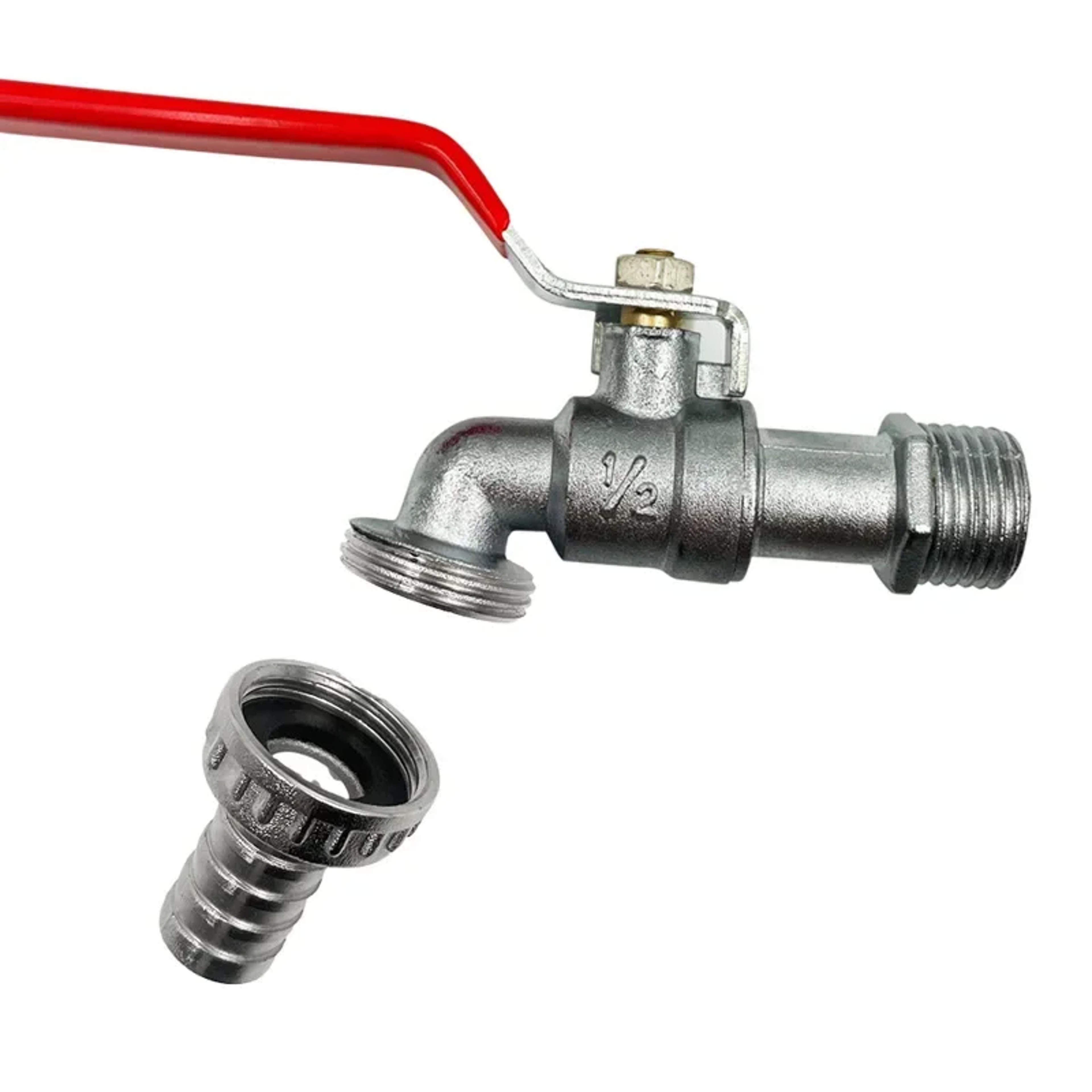 Inch Zinc Alloy Garden Faucet Valve With Threaded Connector 3