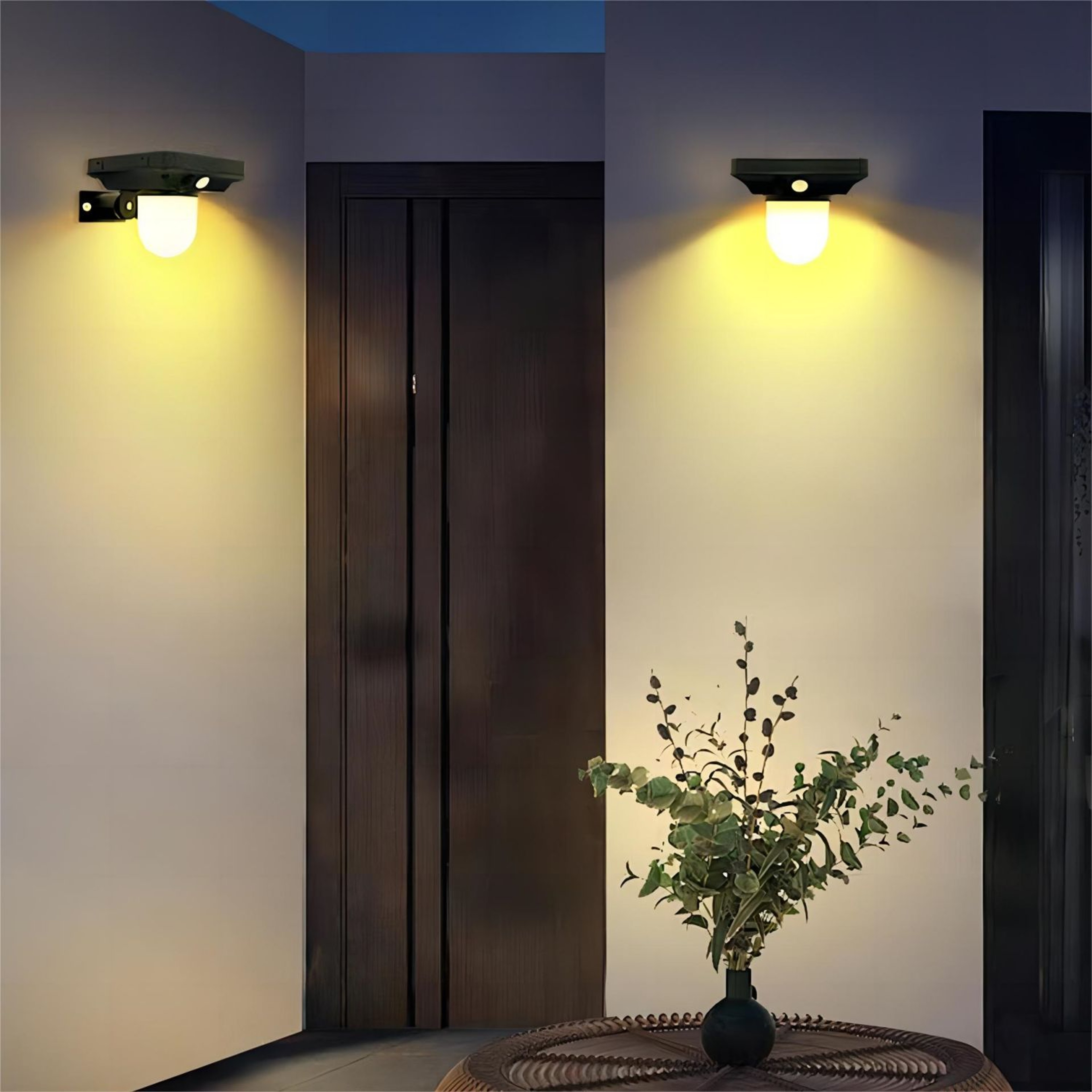 Solar Outdoor Wall Light with Motion Sensor and IP65 Waterproof LED Design – view 6