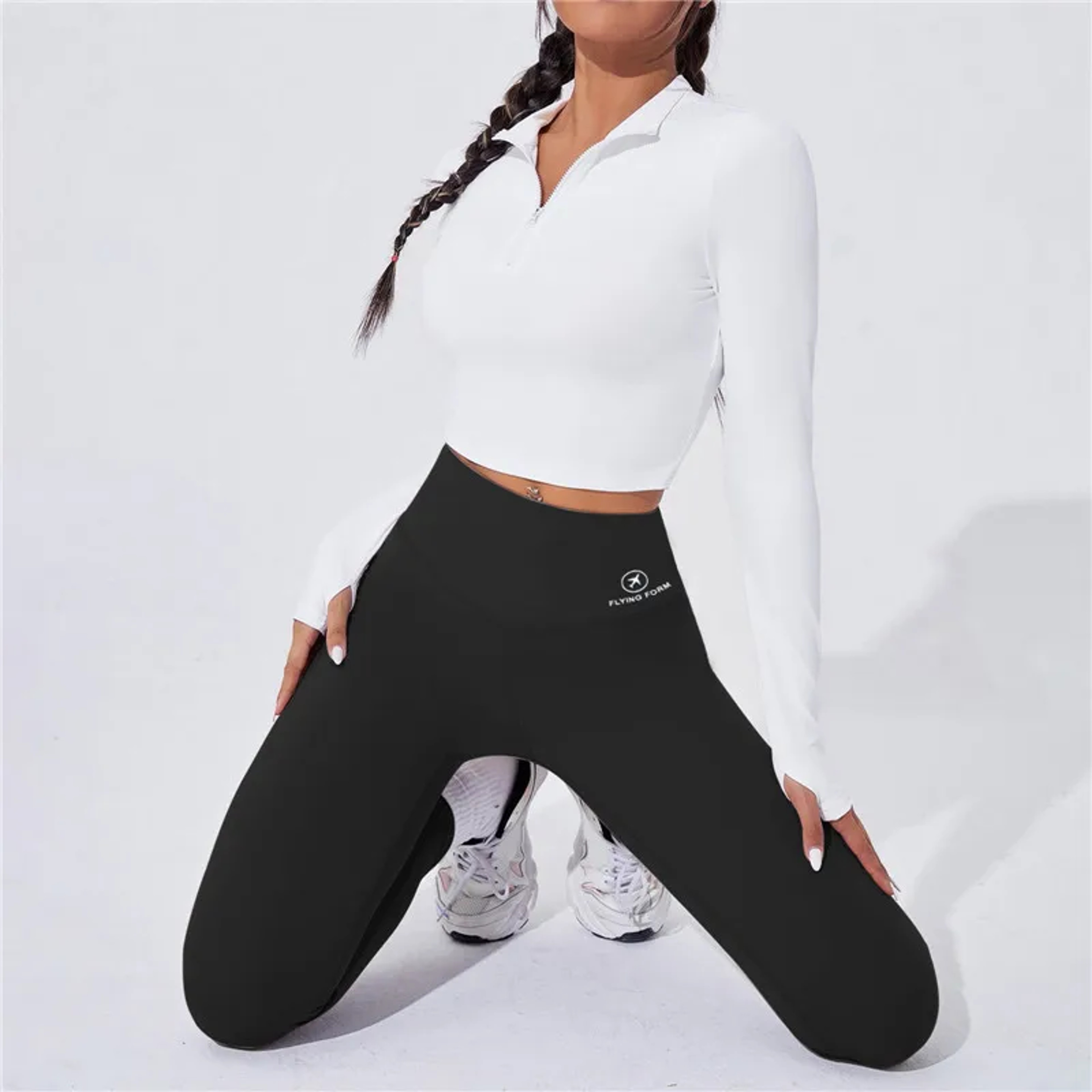 Womens High Waist Seamless Yoga Leggings For Running And Fitness 0