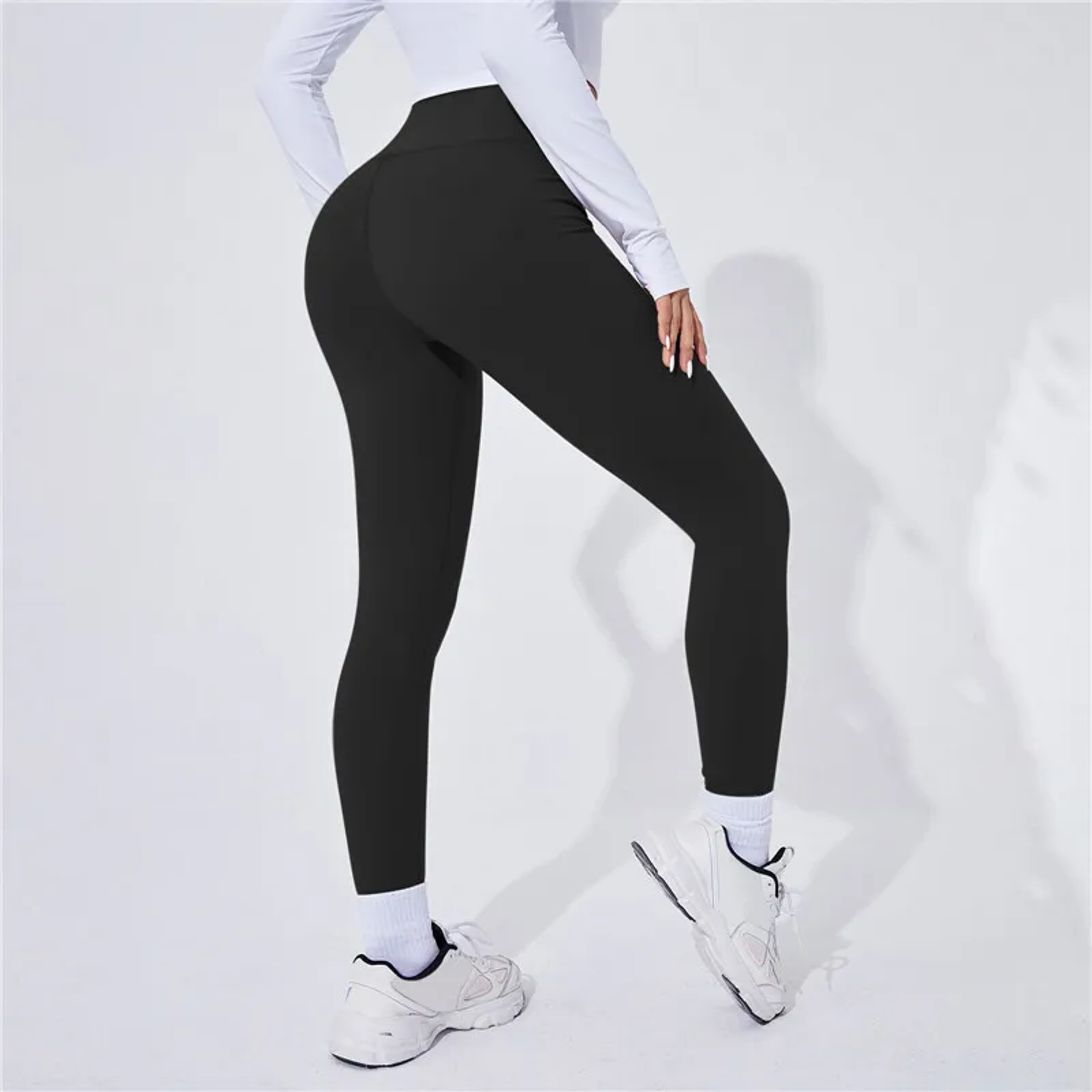 Womens High Waist Seamless Yoga Leggings For Running And Fitness 1