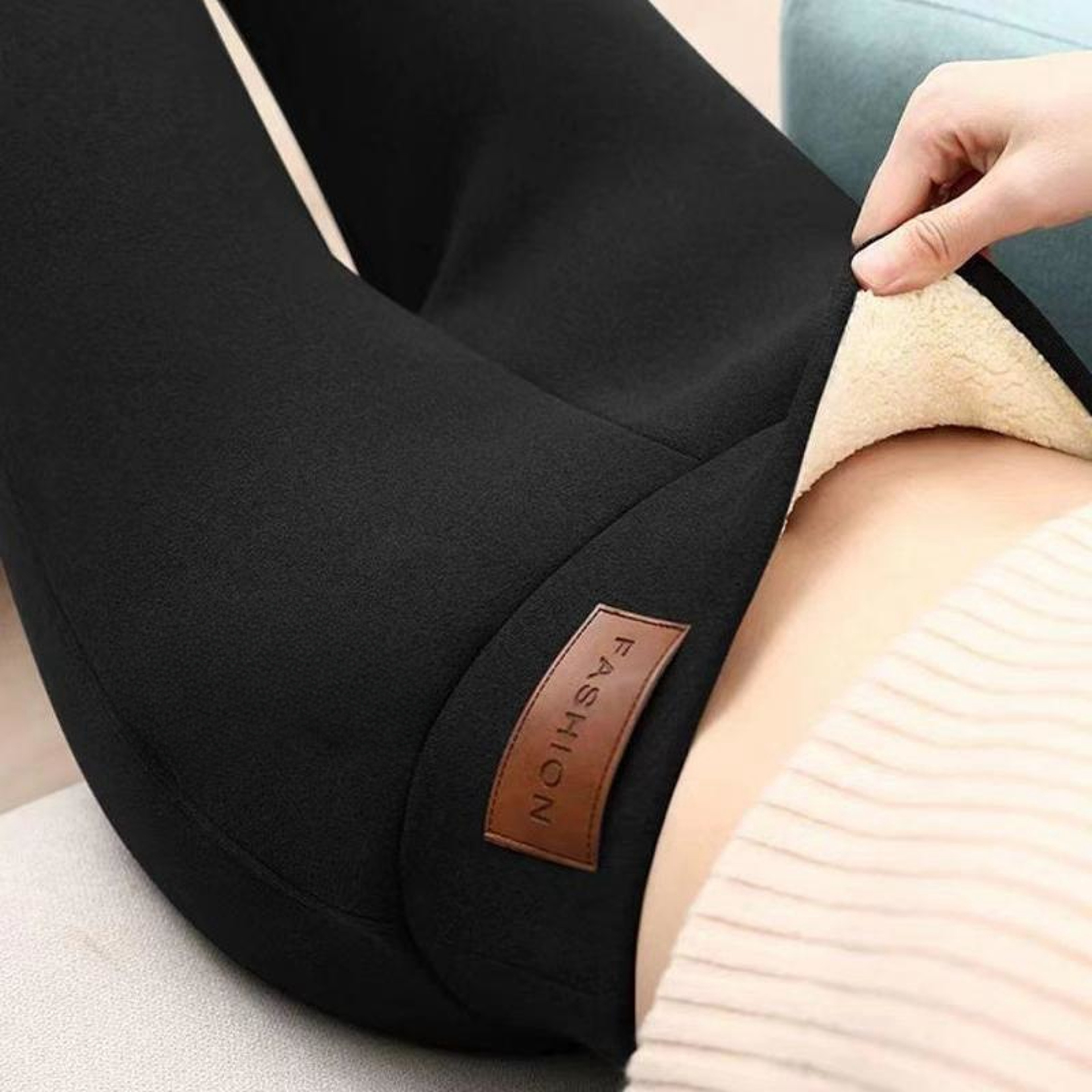 Womens High Waist Fleece Leggings Seamless Stretch Thermal Pants 0