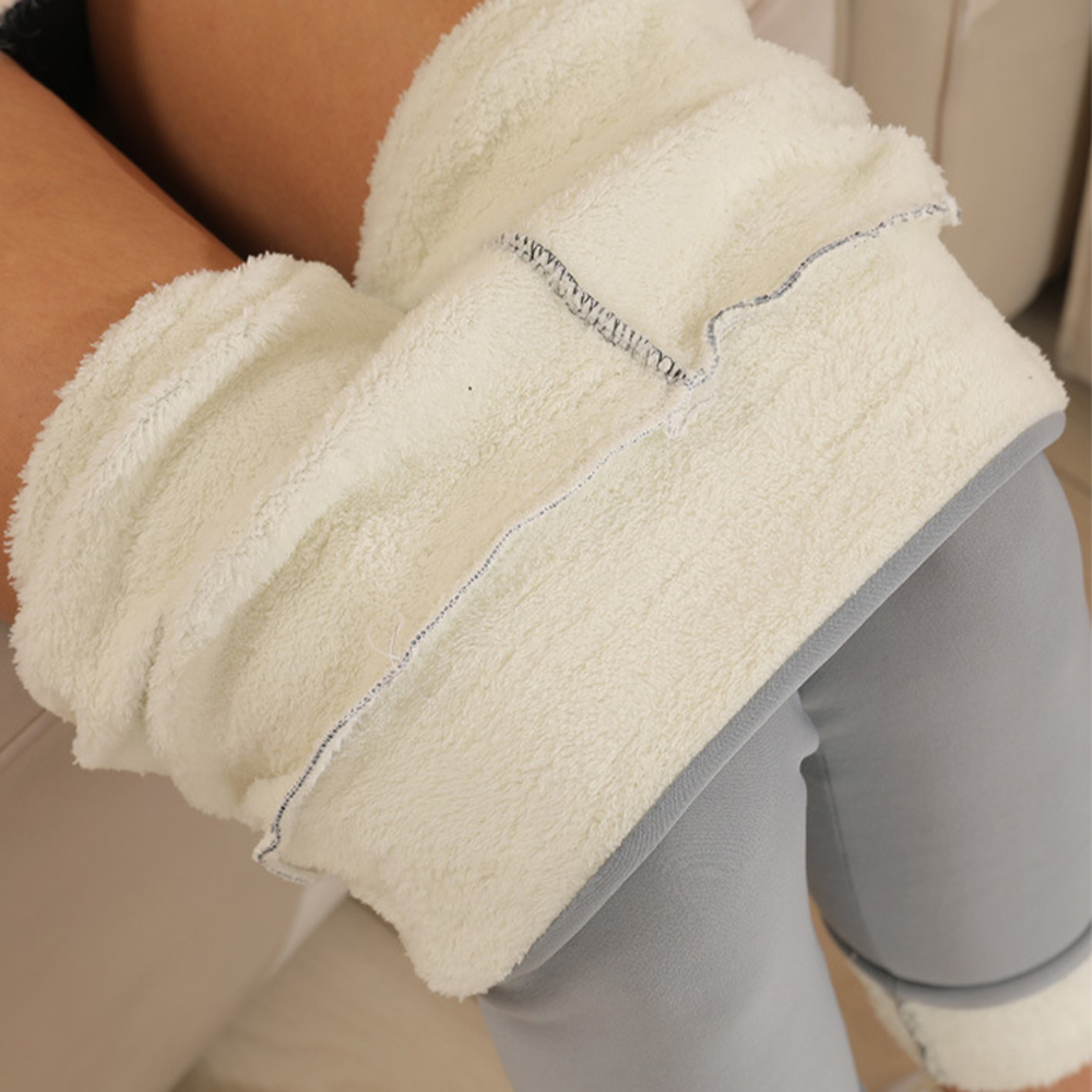 Womens High Waist Fleece Leggings Seamless Stretch Thermal Pants 7