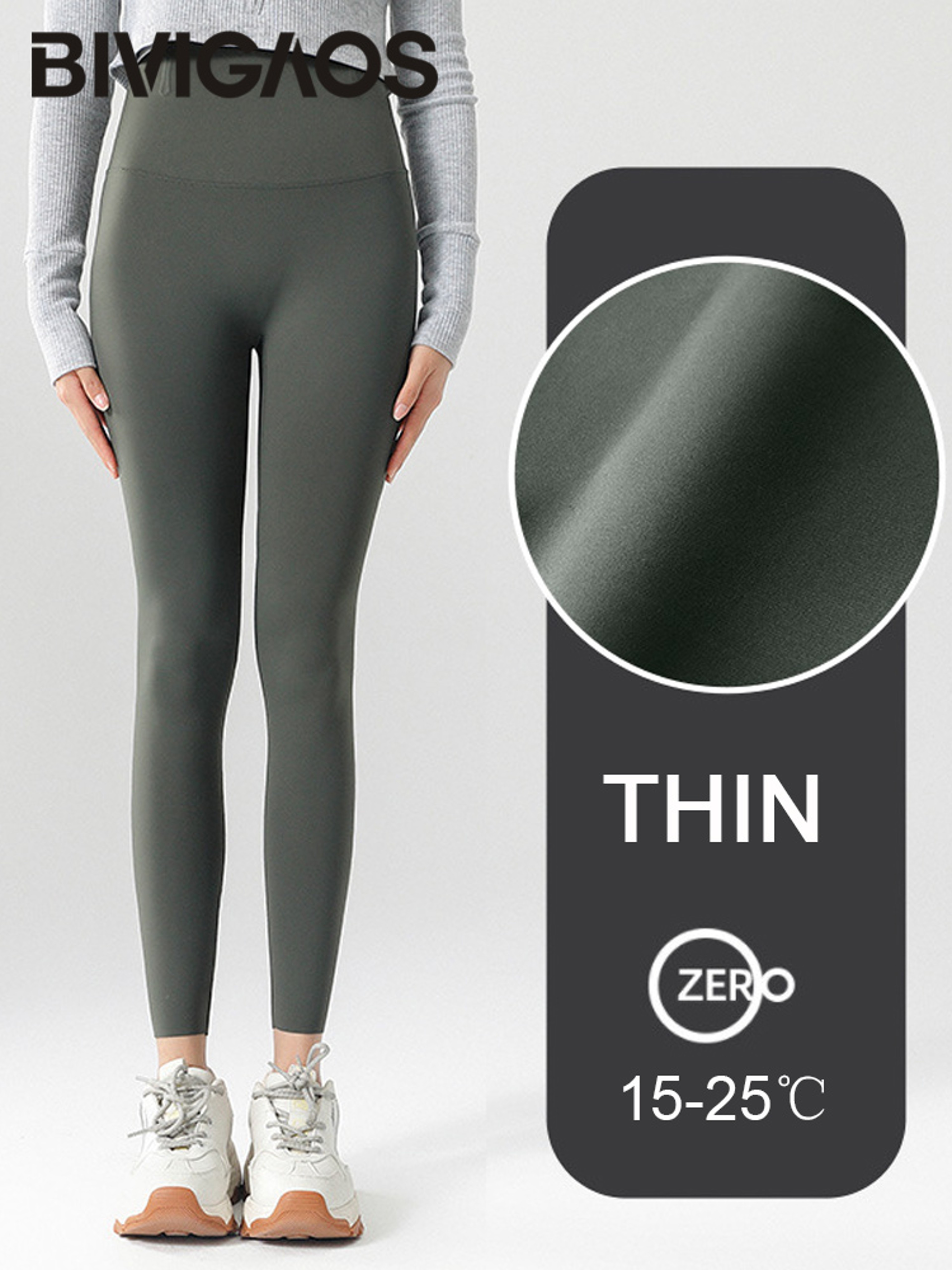 High Waisted Seamless Leggings For Women With Stretch Knit Fabric 13