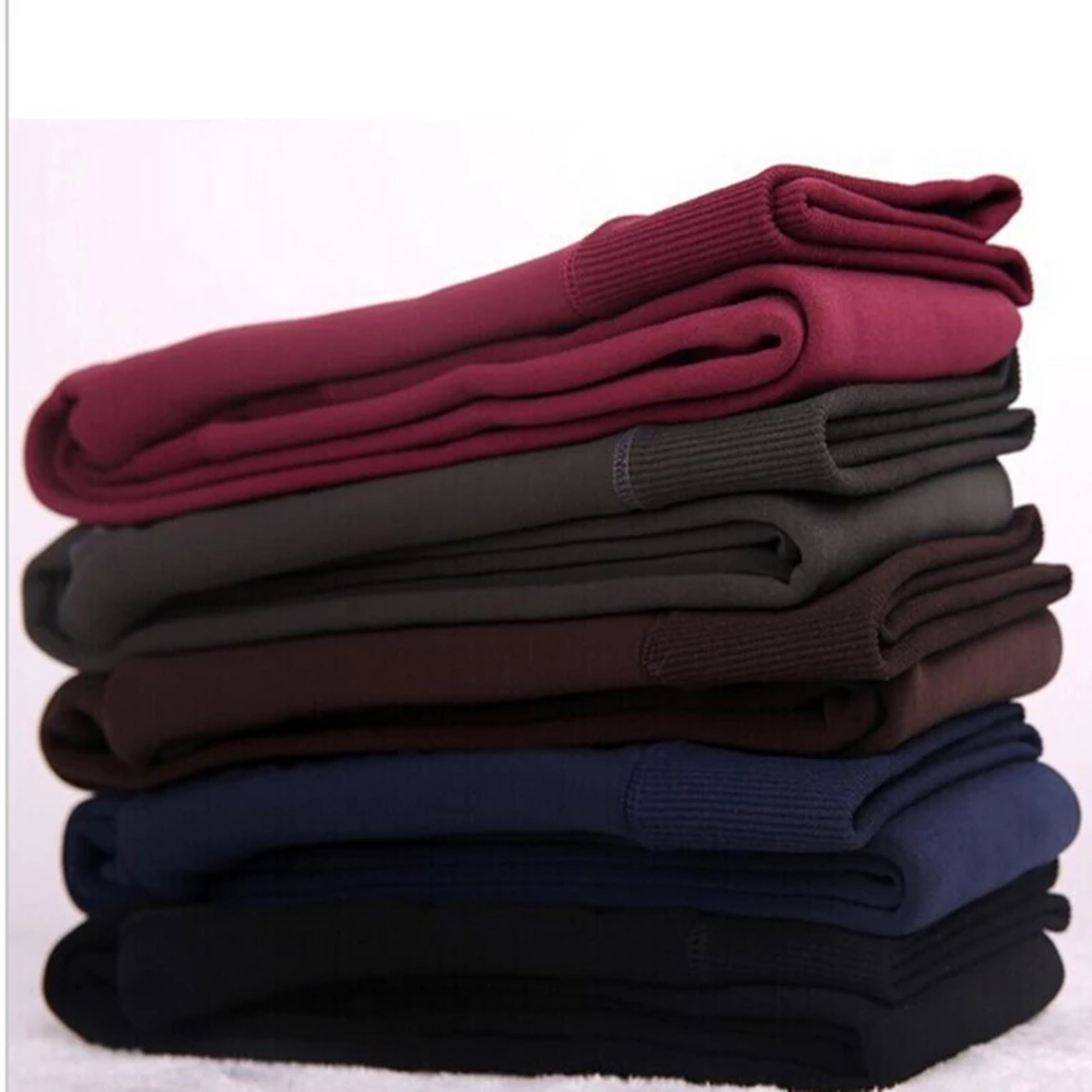 Women's High Waist Winter Leggings with Stretch Knit Fabric – view 5