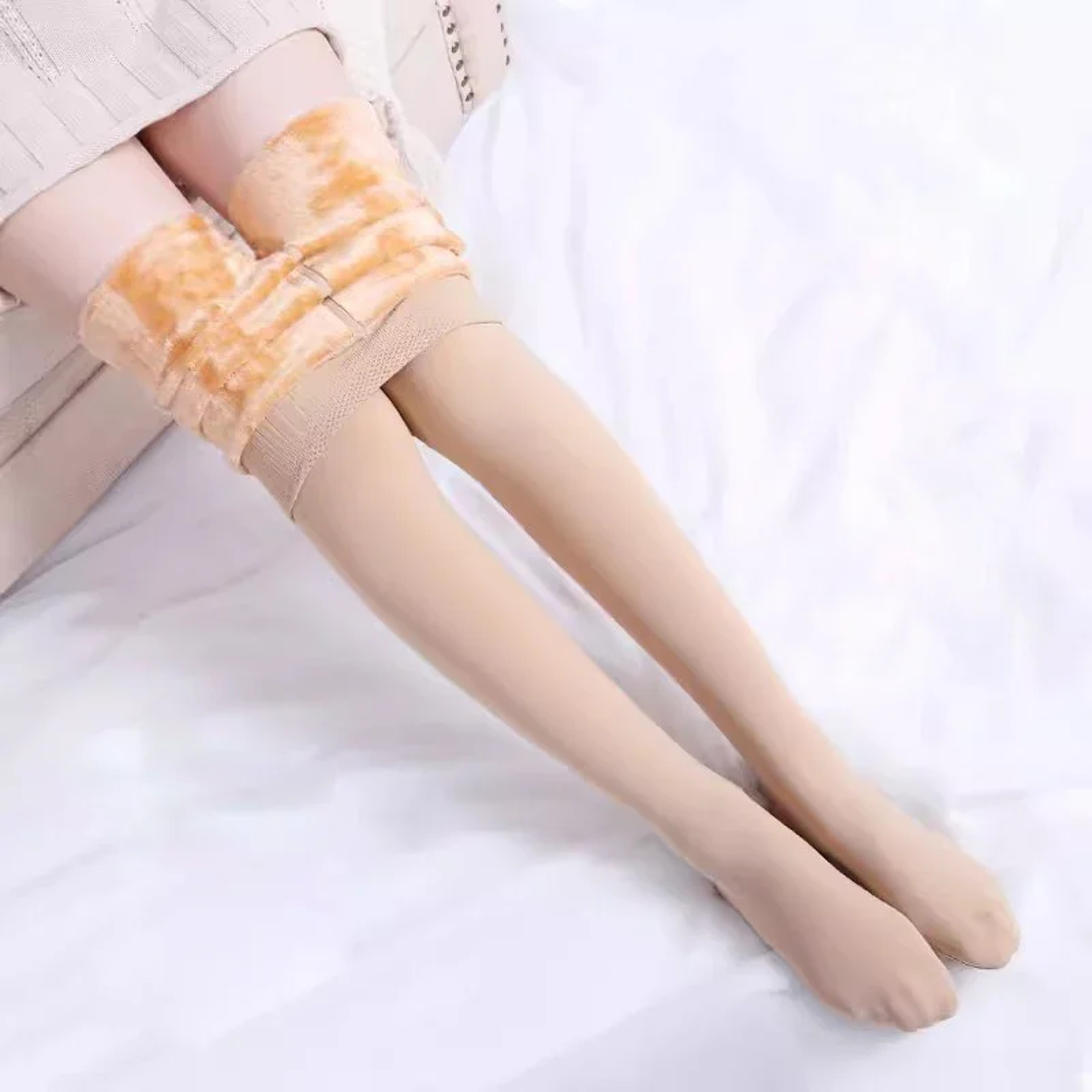 Womens Fleece Lined Thermal Leggings High Waist Winter Tights 7