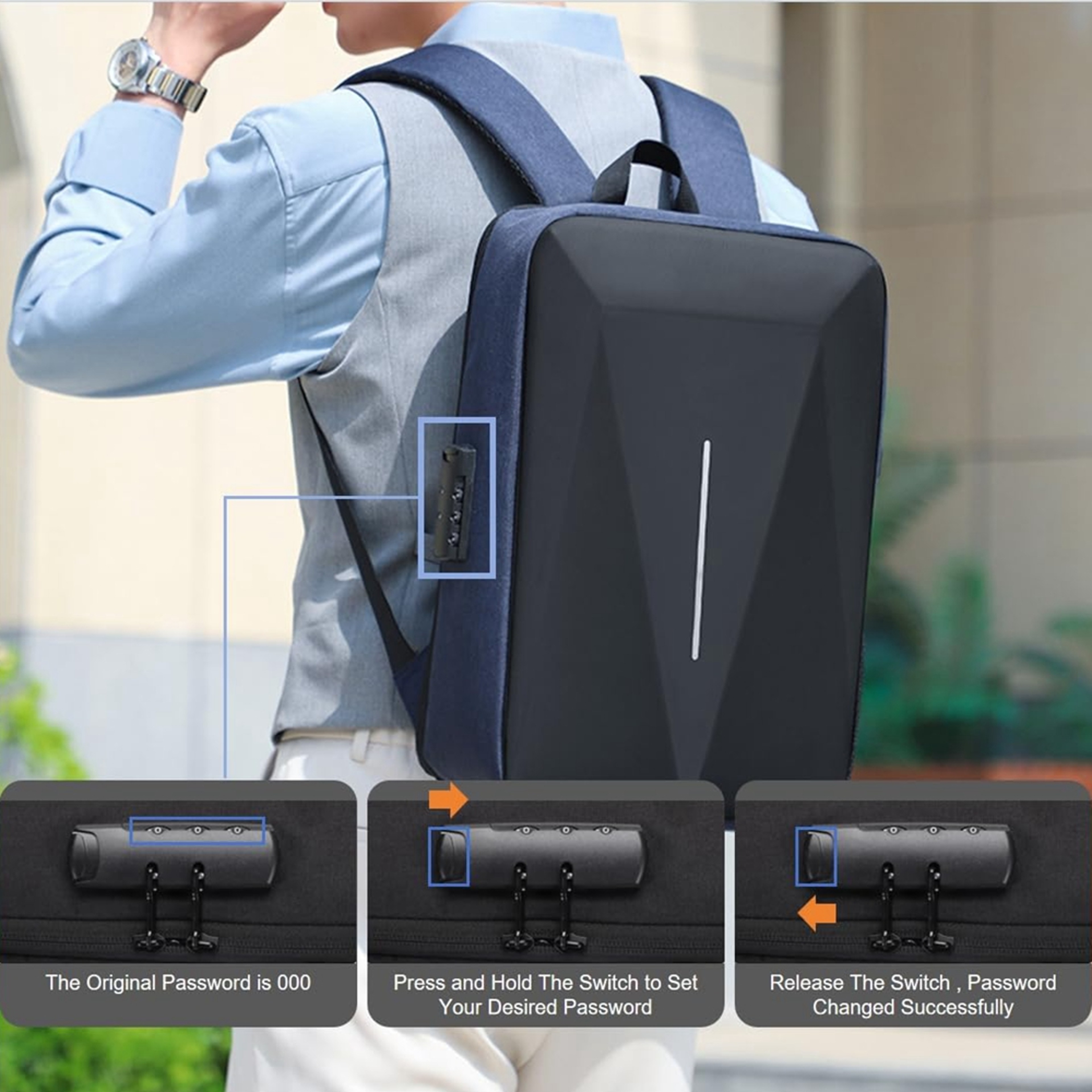 Hard Protective Backpack for Starlink Mini Dish with Water-Resistant Storage – view 6
