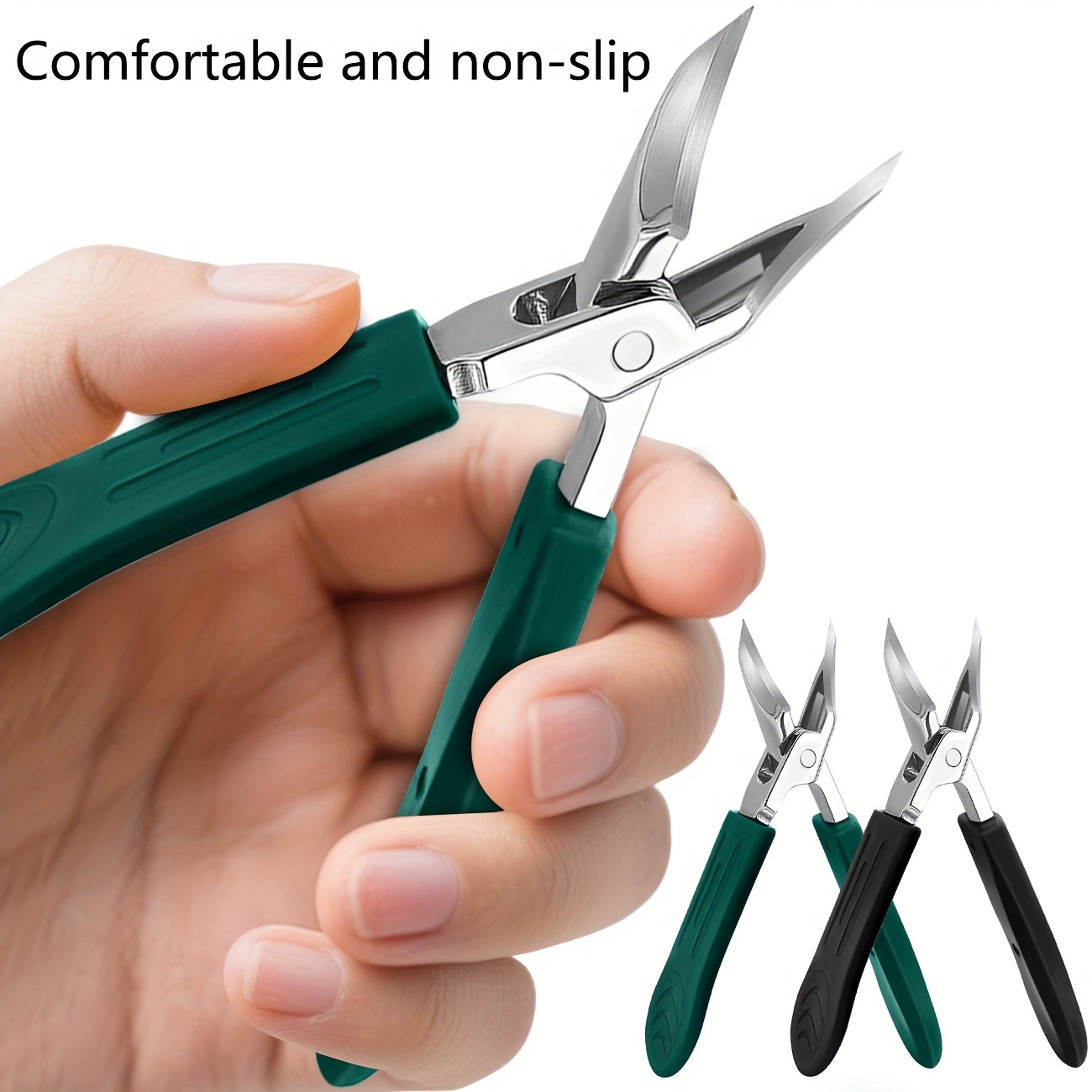 Heavy Duty Toenail Clippers for Thick Ingrown Nails with Angled Stainless Steel Blades – view 5