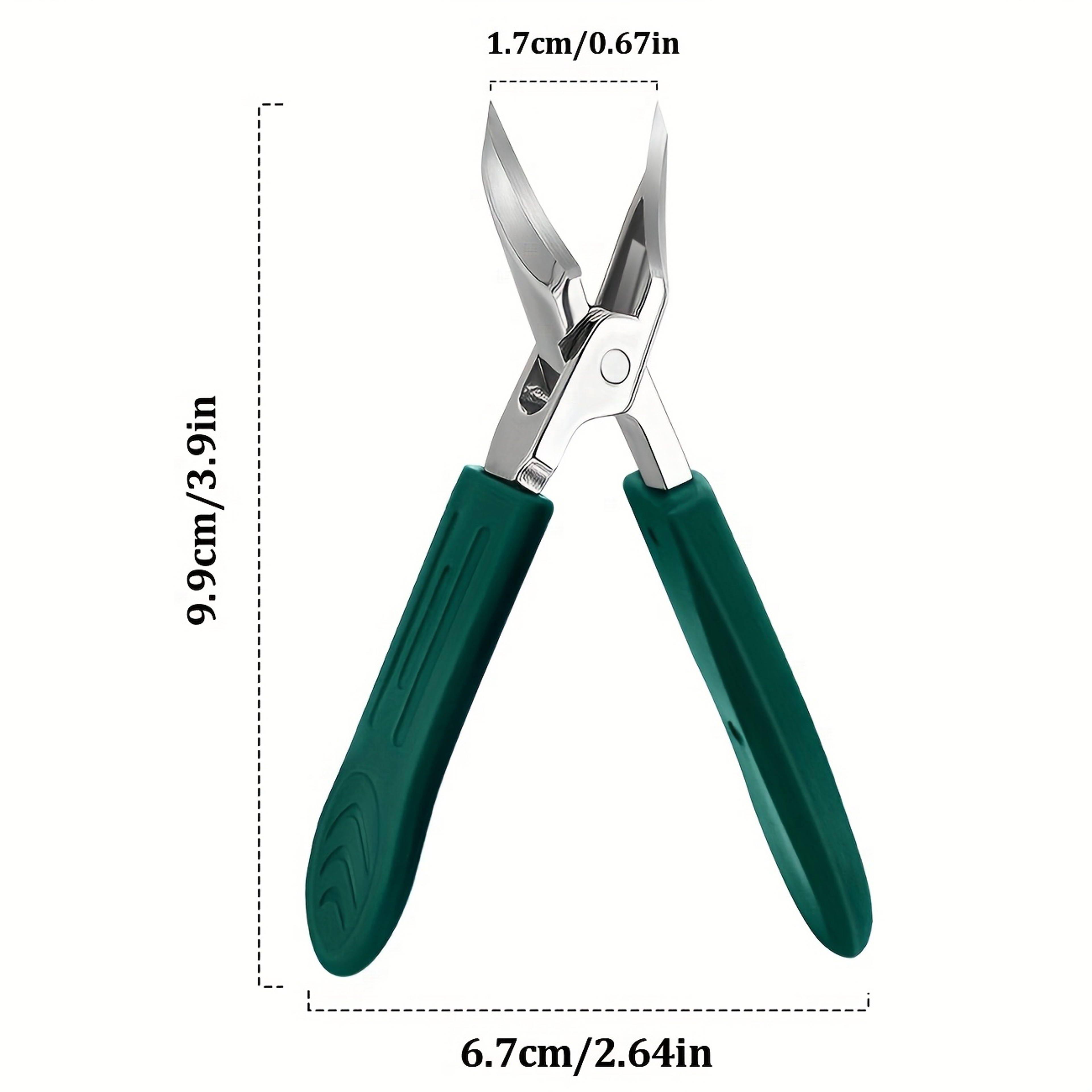 Heavy Duty Toenail Clippers for Thick Ingrown Nails with Angled Stainless Steel Blades – view 4