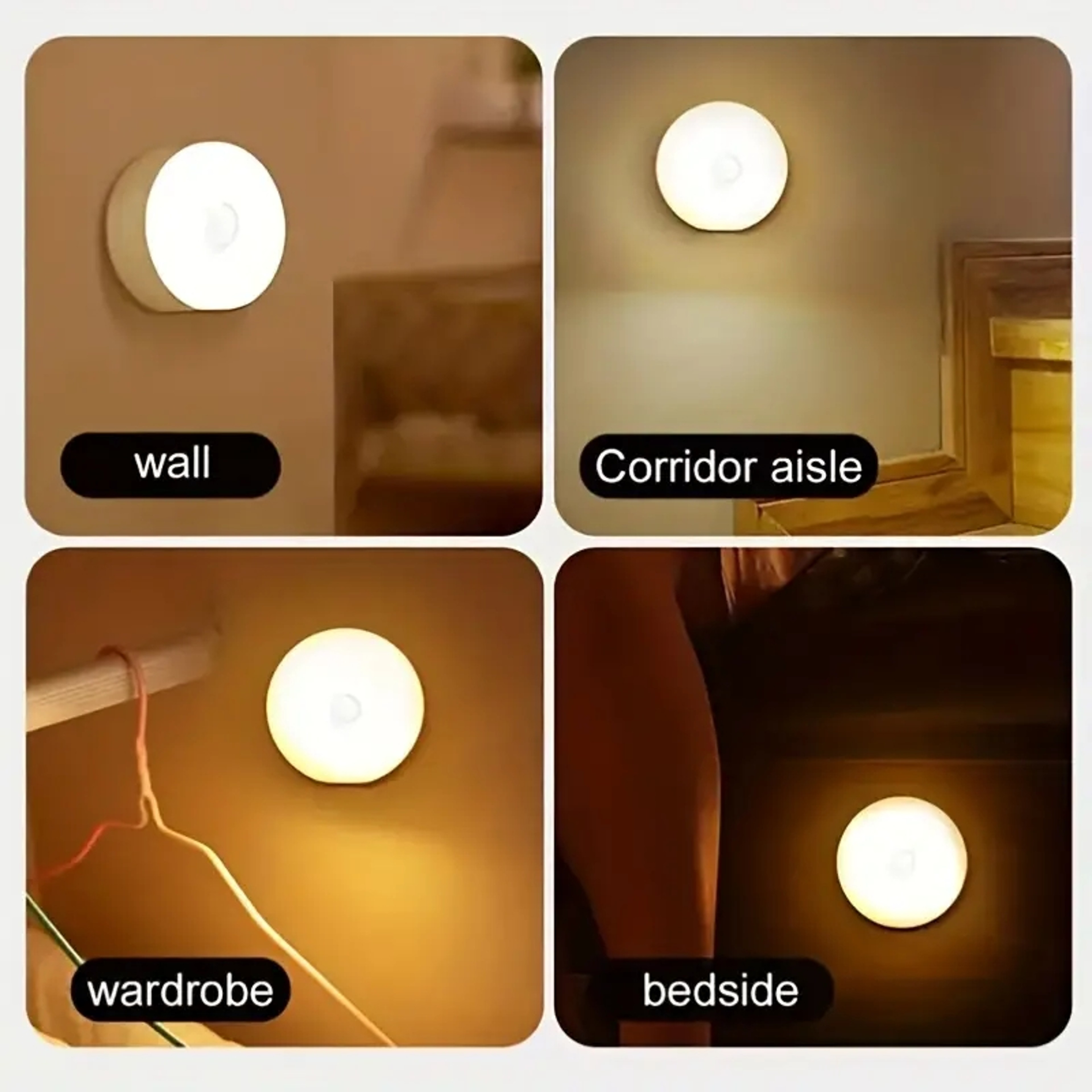 Motion Sensor Night Light ireless Rechargeable LED Lamp for Stairs and Closets – view 4