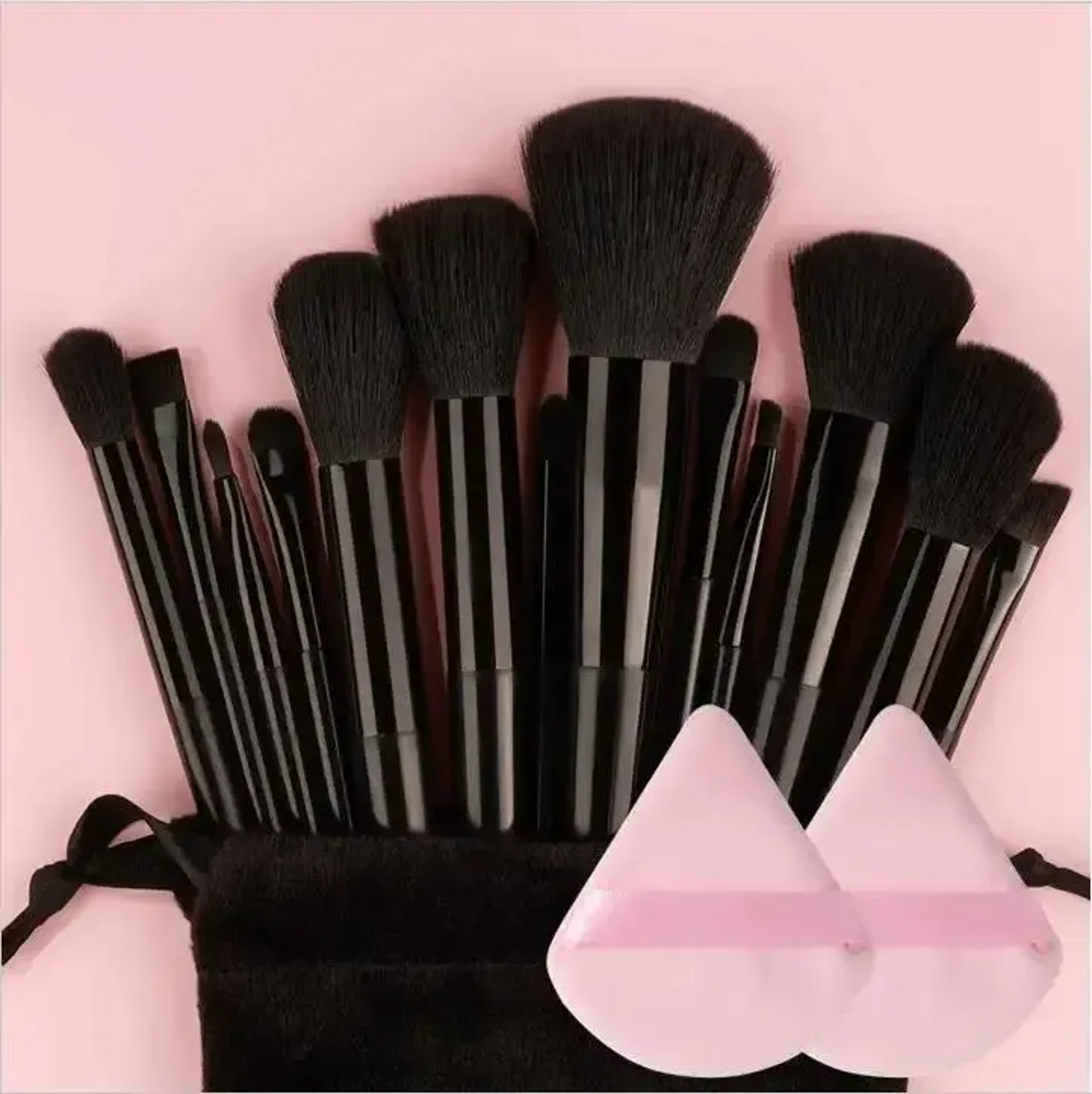 Professional Makeup Brush Set With Soft Fluffy Bristles For Foundation Powder And Eyeshadow 14