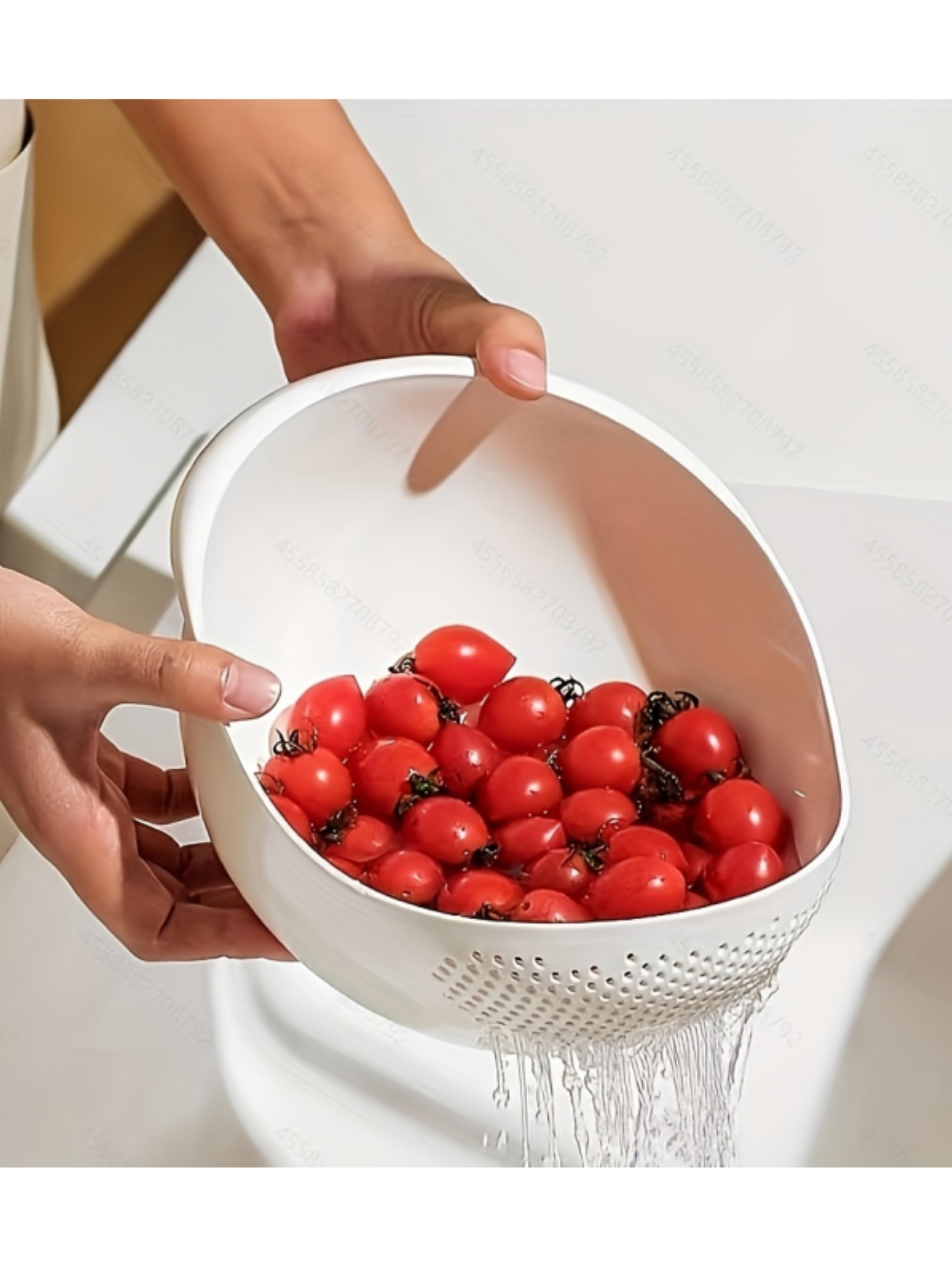 Multipurpose Rice Washing Basket and Fruit Vegetable Drainage Strainer – view 4