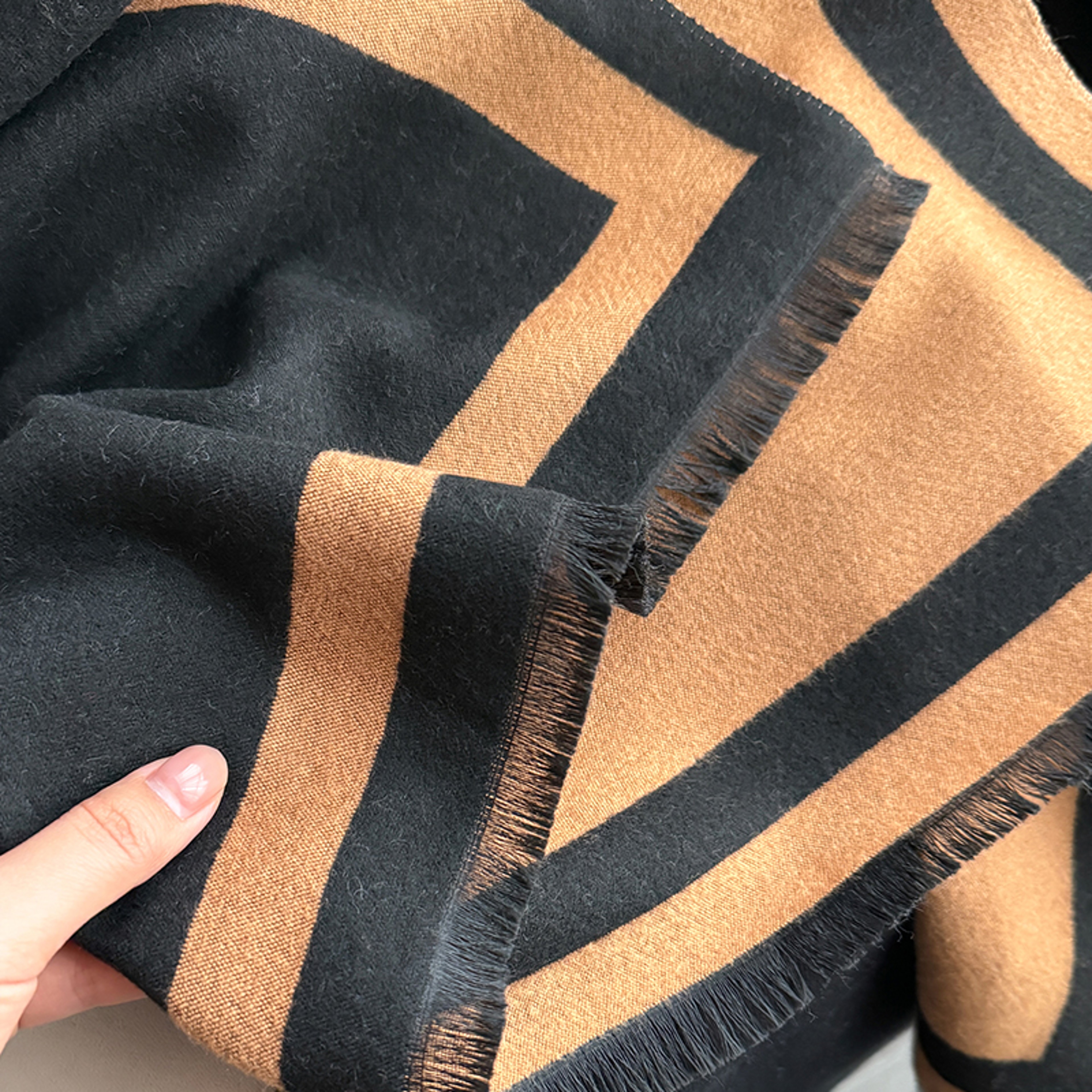 Womens Warm Winter Scarf Fashionable Polyester Shawl And Wrap 3