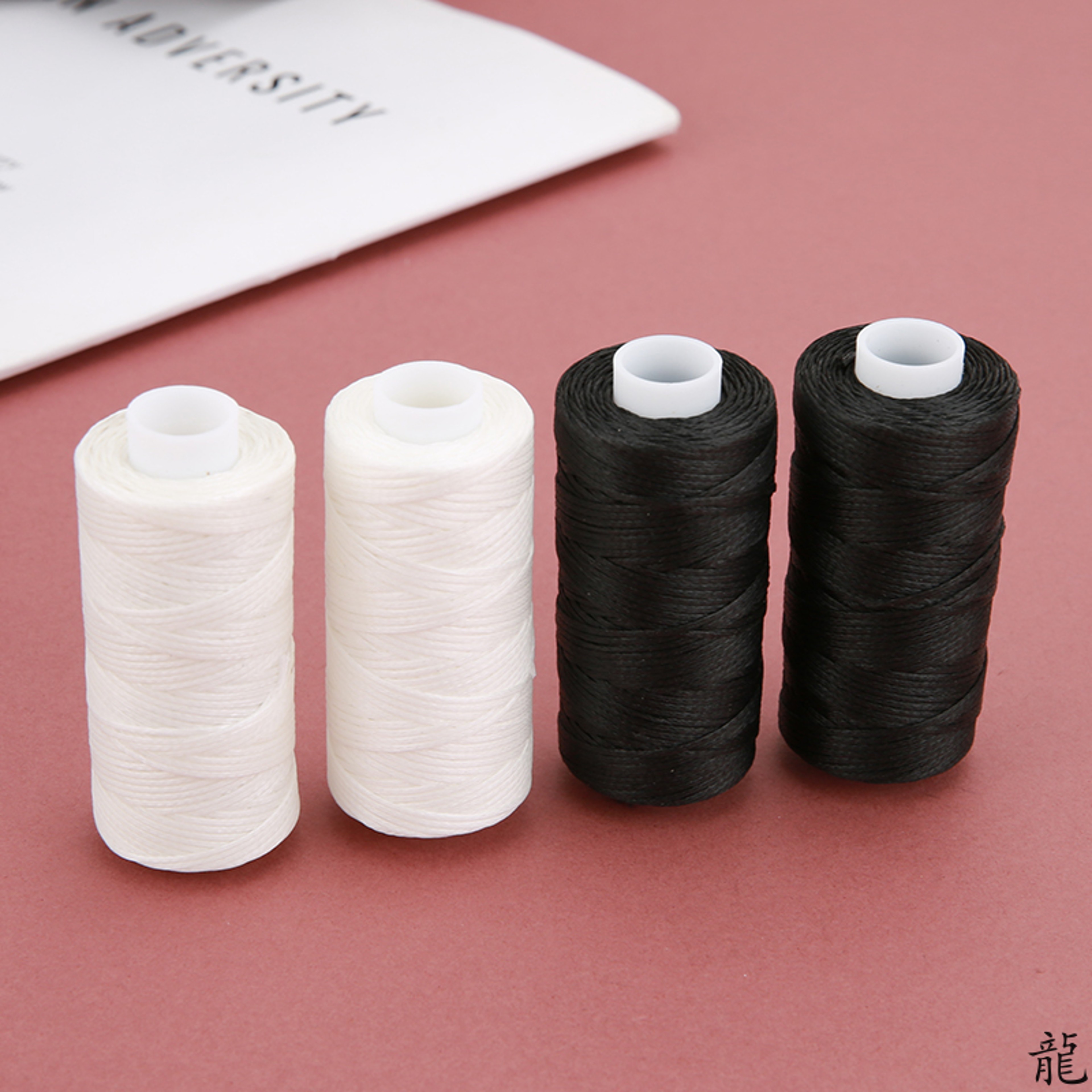 0.8mm Flat Waxed Polyester Thread for Leather Sewing and DIY Crafts – view 5