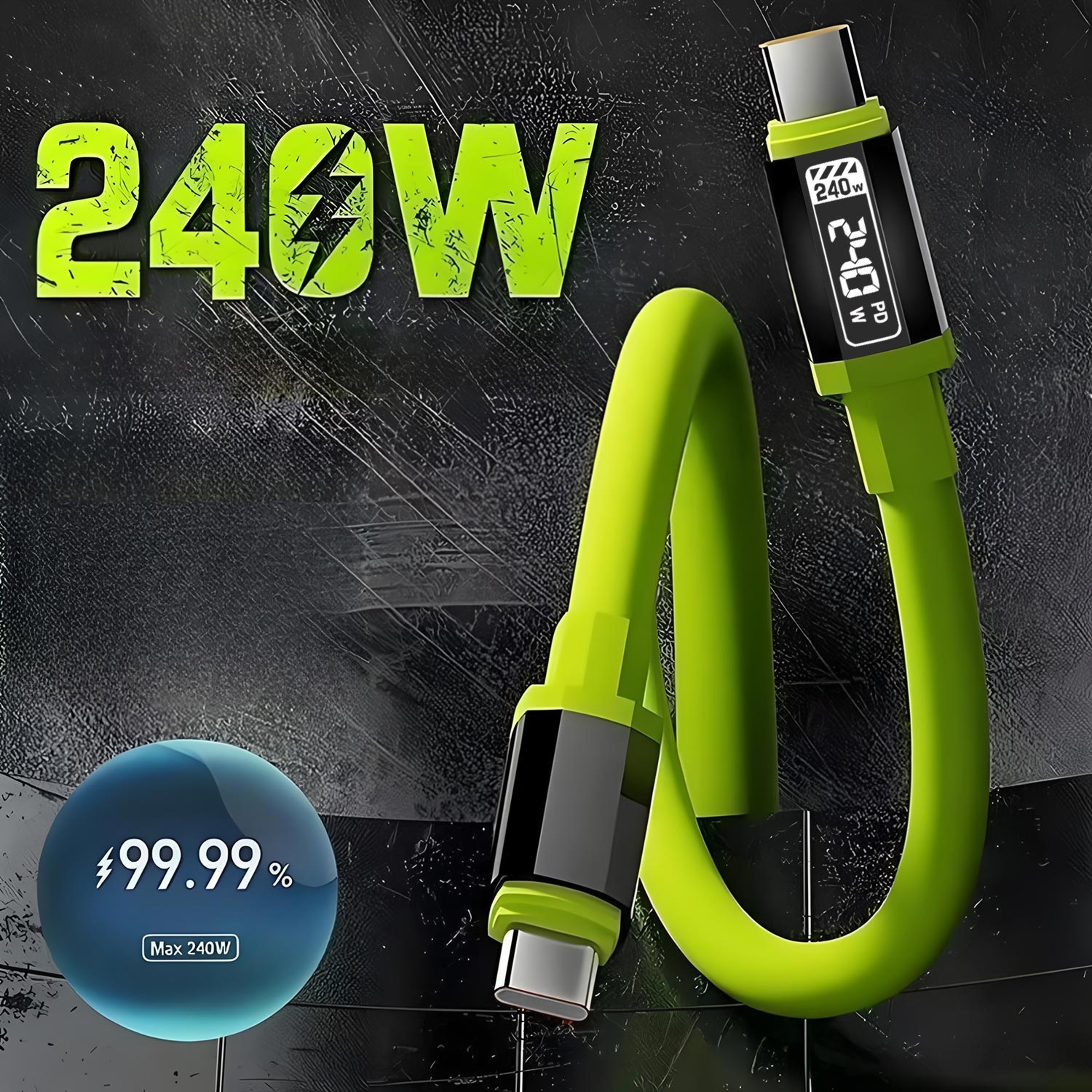 USB TypeC Fast Charging Cable With 5A Support And Nylon Braided Design 2