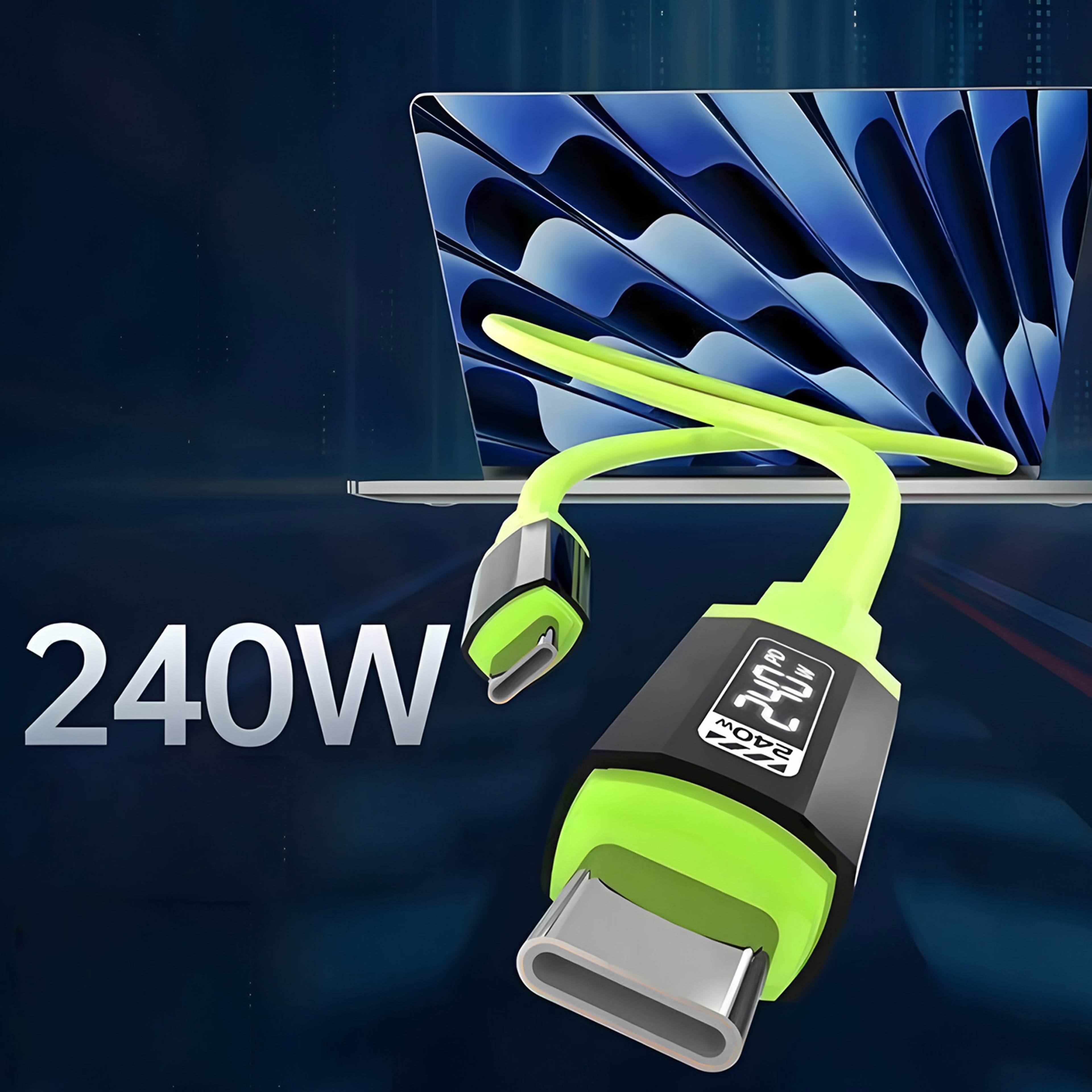 USB TypeC Fast Charging Cable With 5A Support And Nylon Braided Design 3