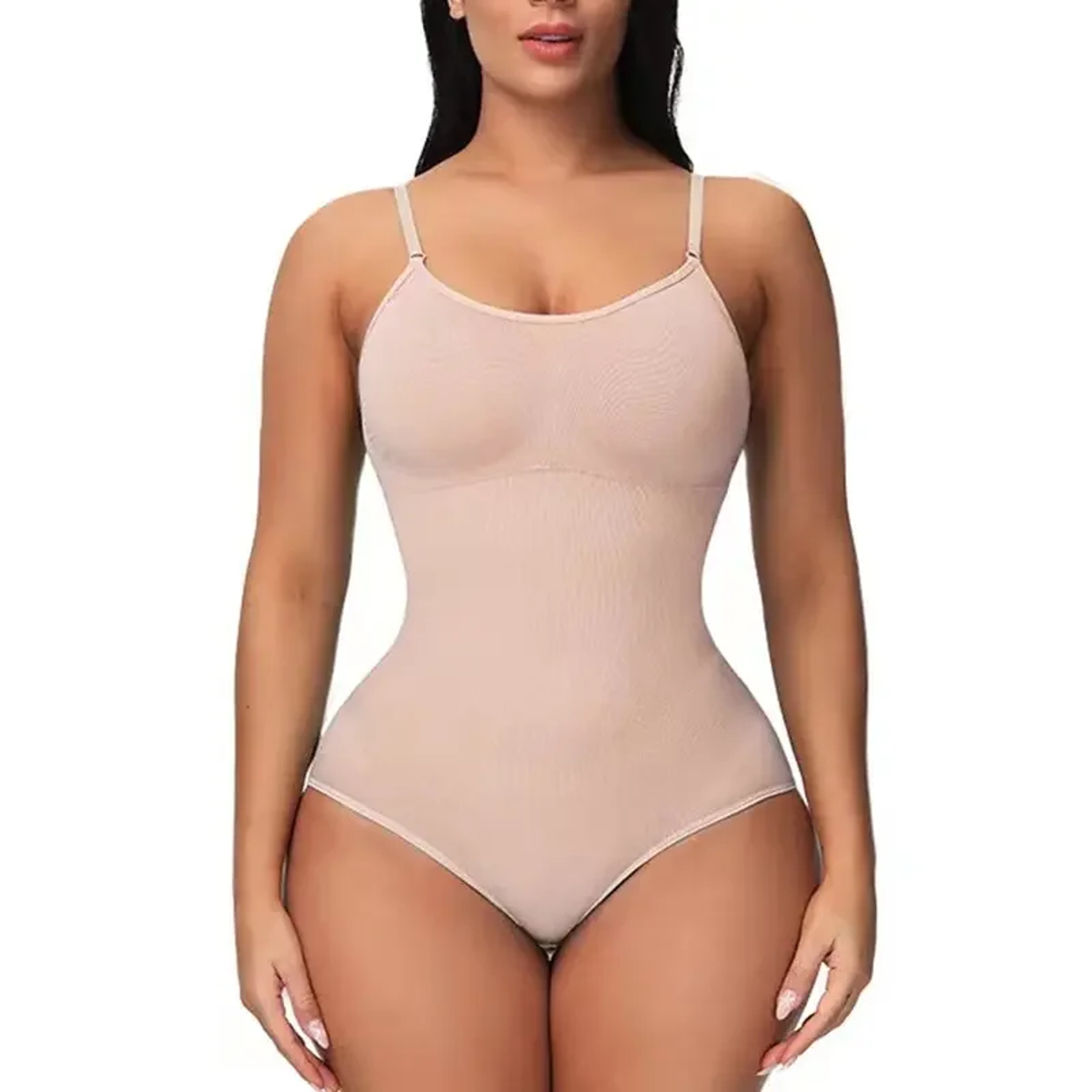 Women's Seamless Shapewear Bodysuit with Light Tummy Control and Butt Lift – view 7
