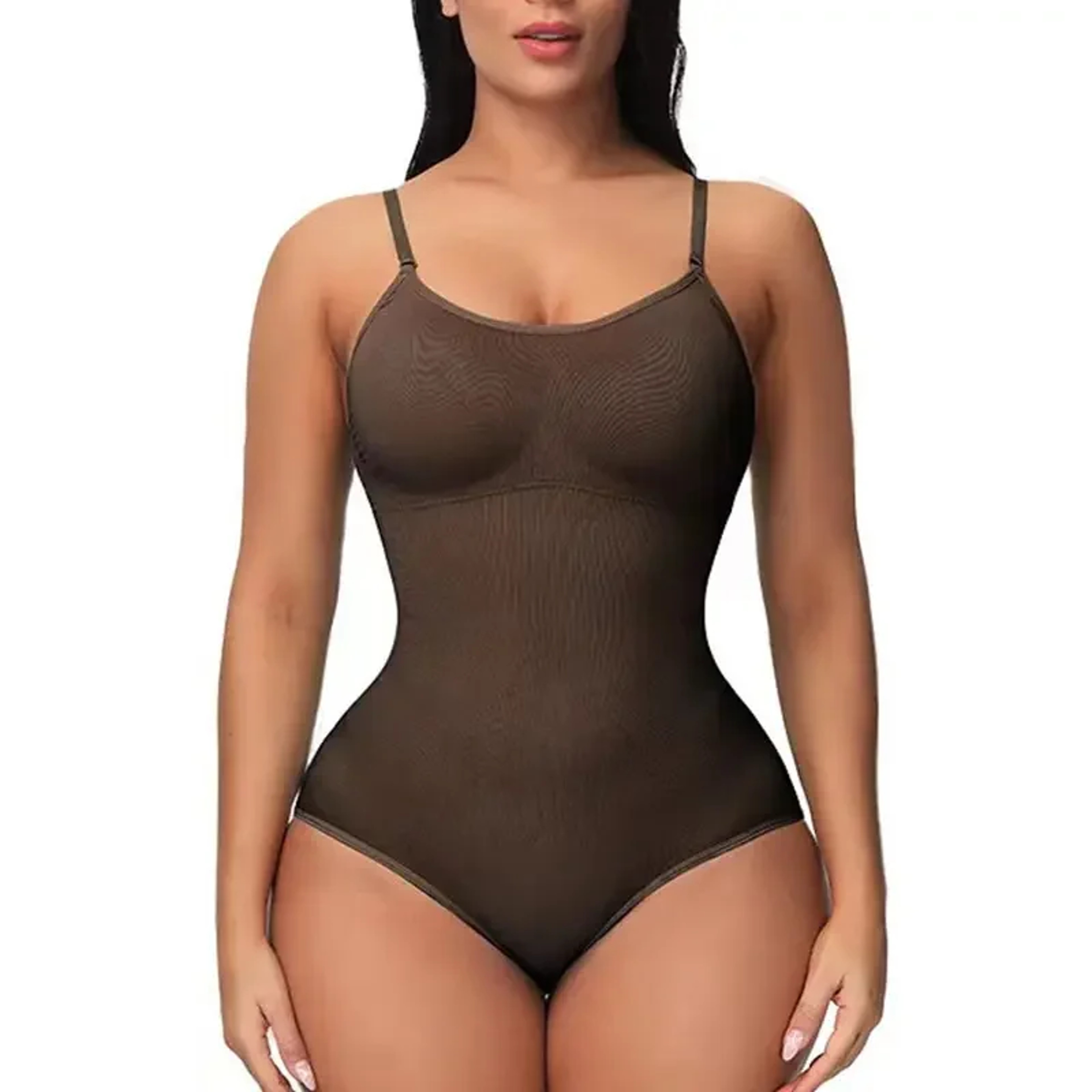 Women's Seamless Shapewear Bodysuit with Light Tummy Control and Butt Lift – view 9
