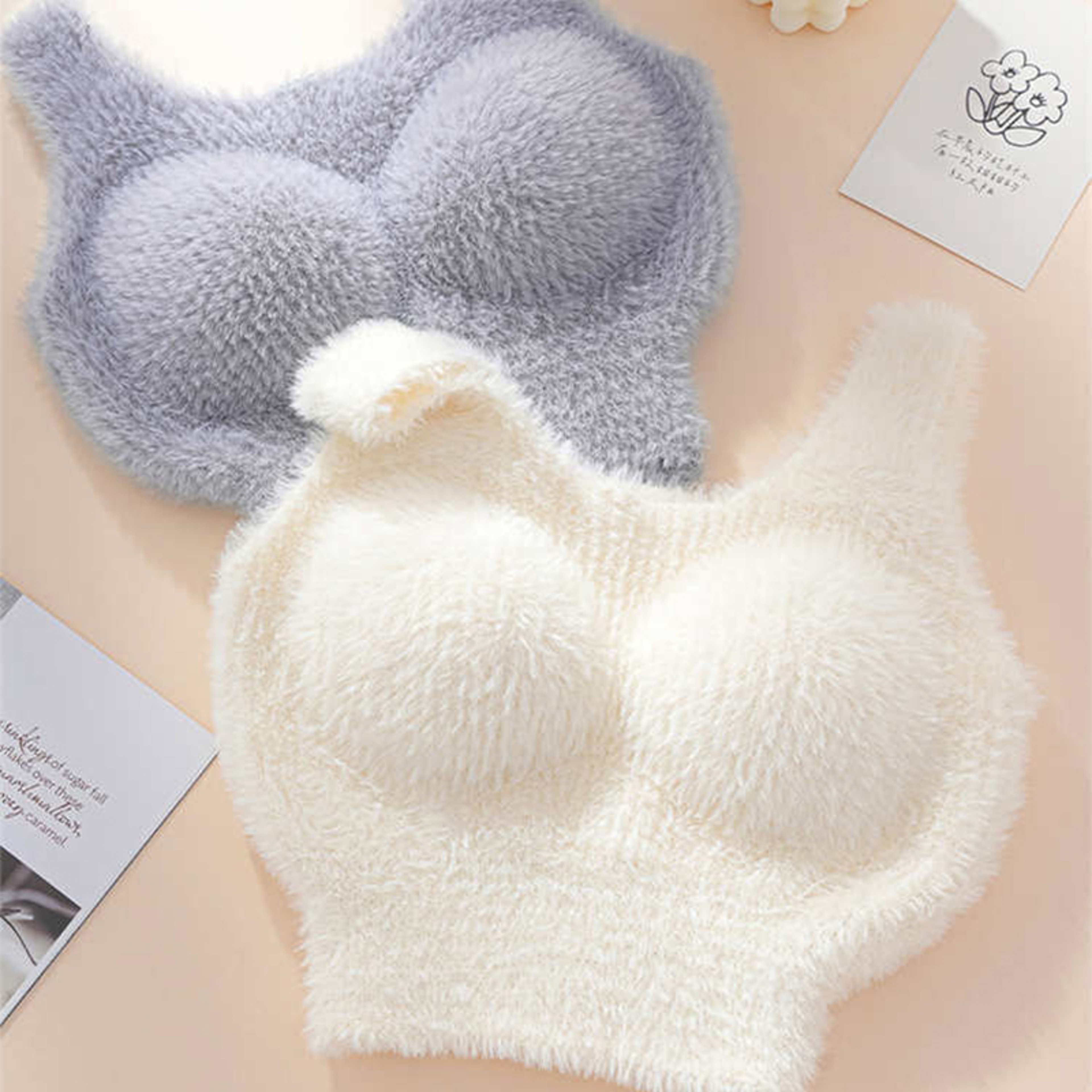 Women's Fleece-Lined Thermal Camisole with Wireless Padded Cups – view 5