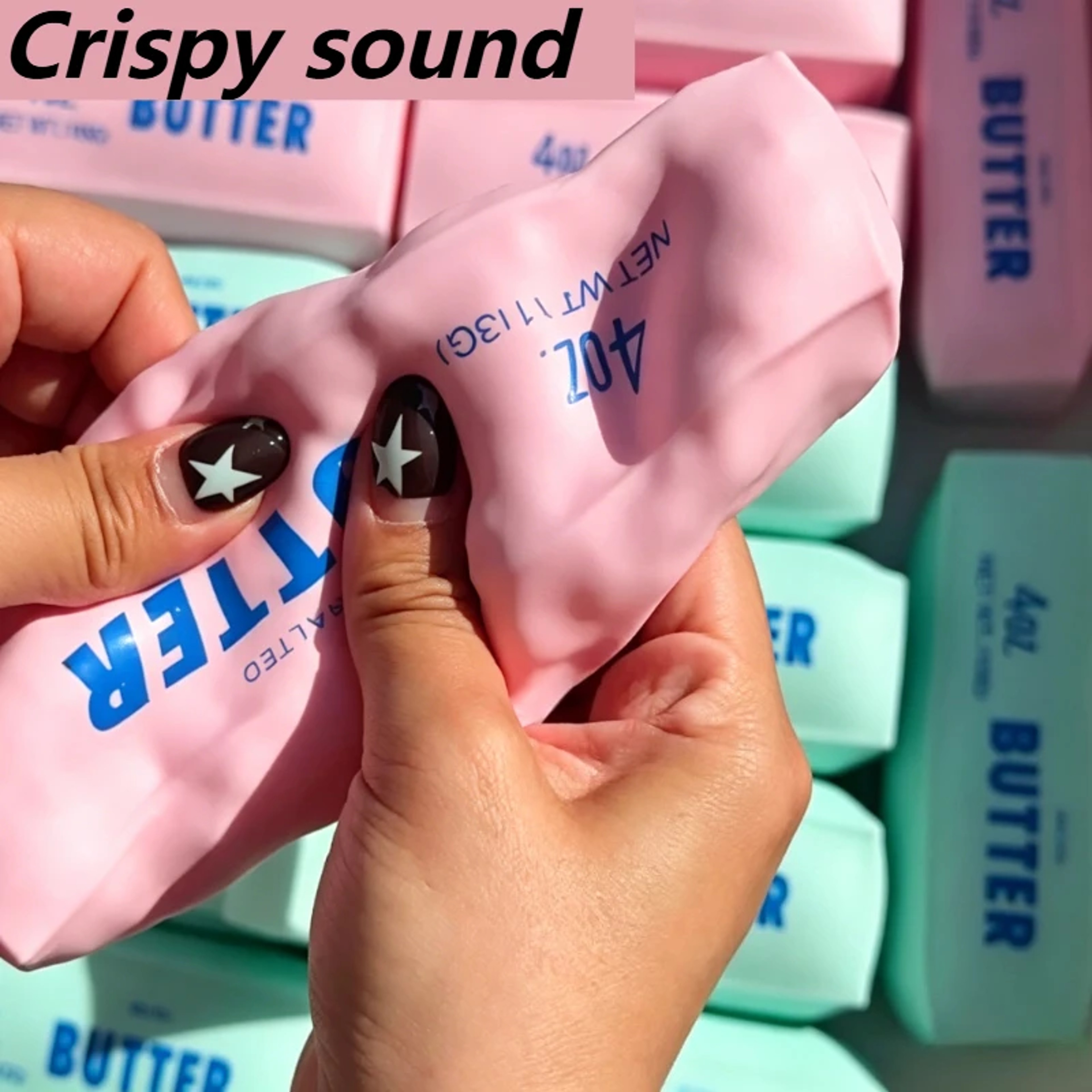 Butter Stick Squishy Stress Ball  Crunchy Slow Rebound Sensory Fidget Toy 0