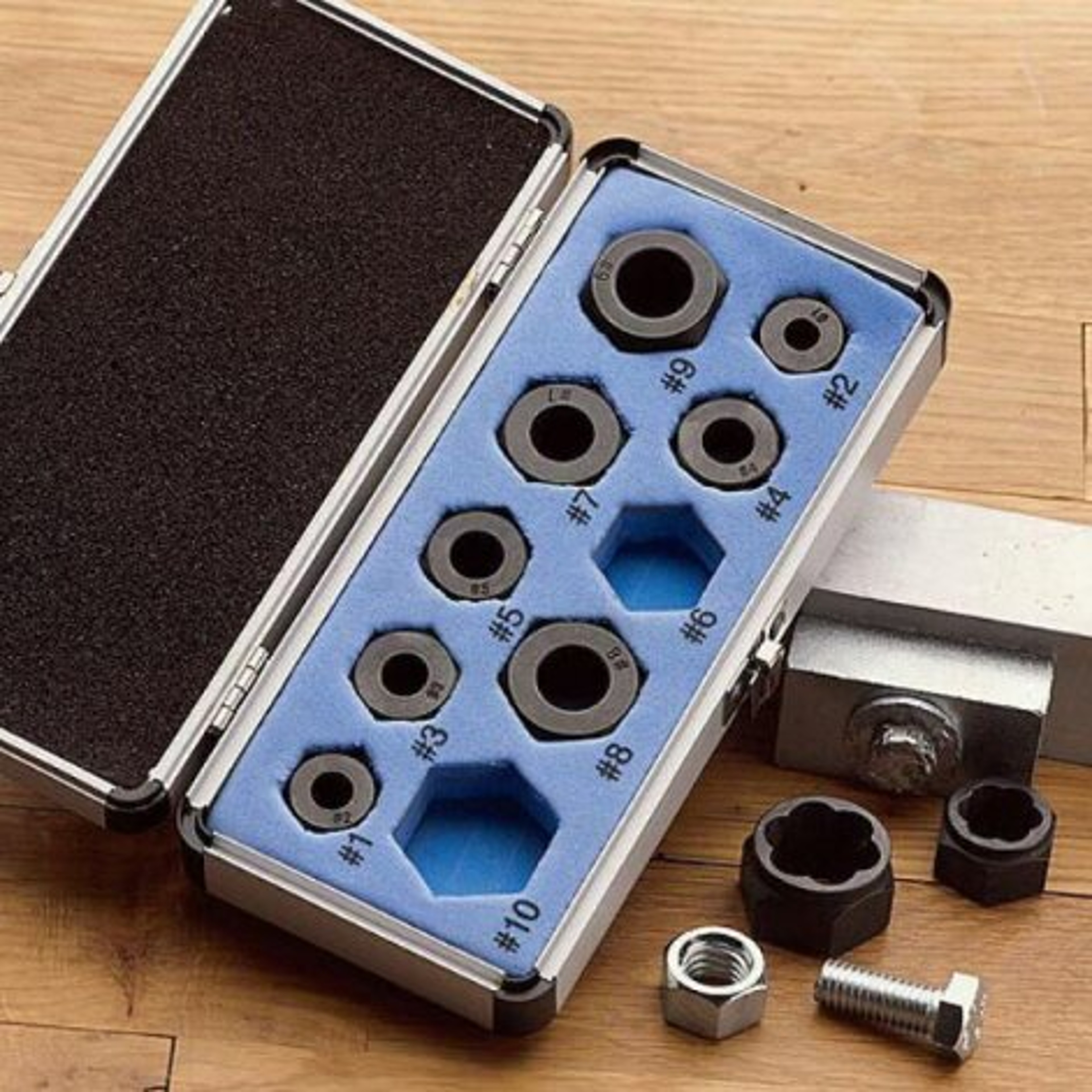 Damaged Nut  Bolt Remover Set  Ultimate Tool for Rounded Bolts