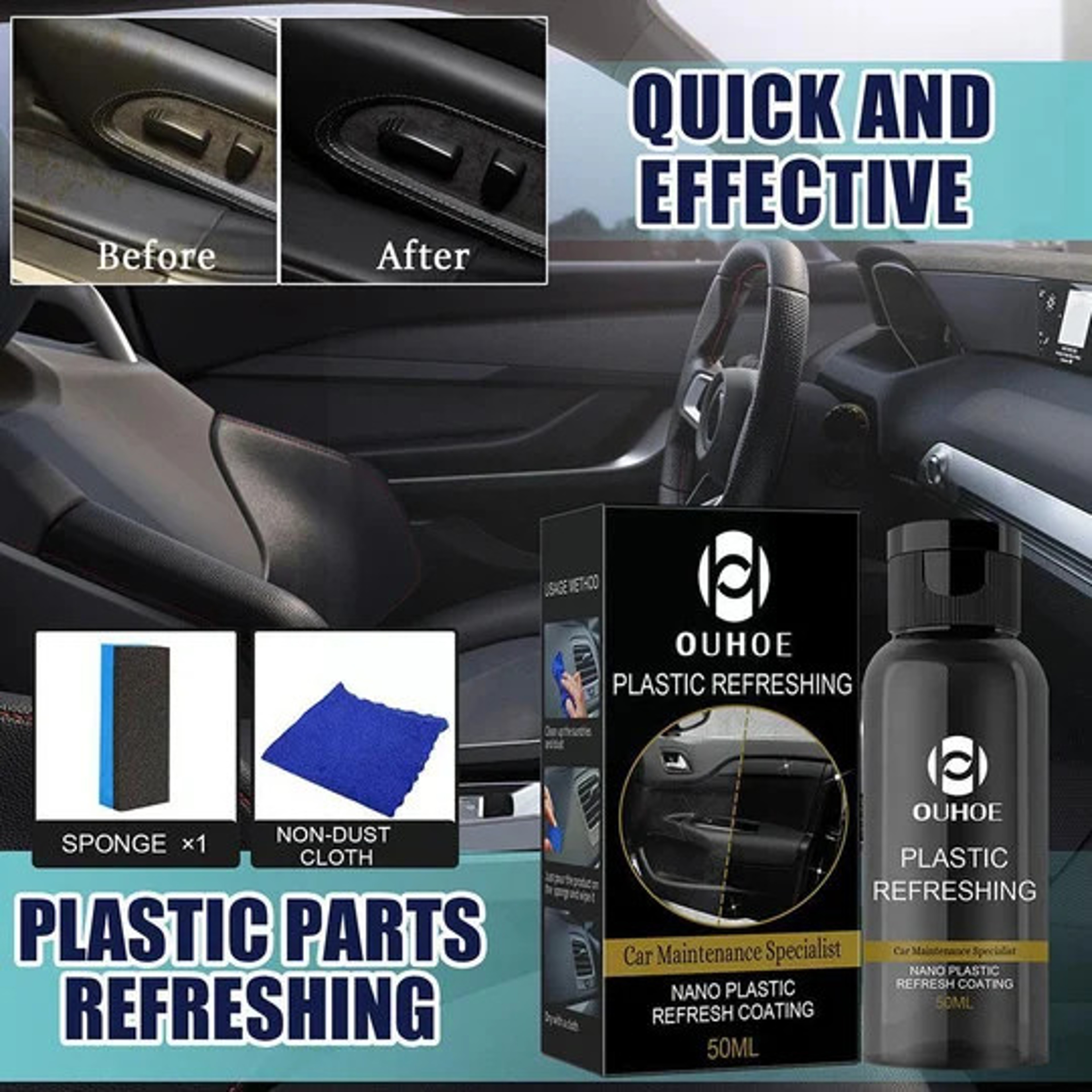 Car Plastic Plating Refurbishing Agent 2