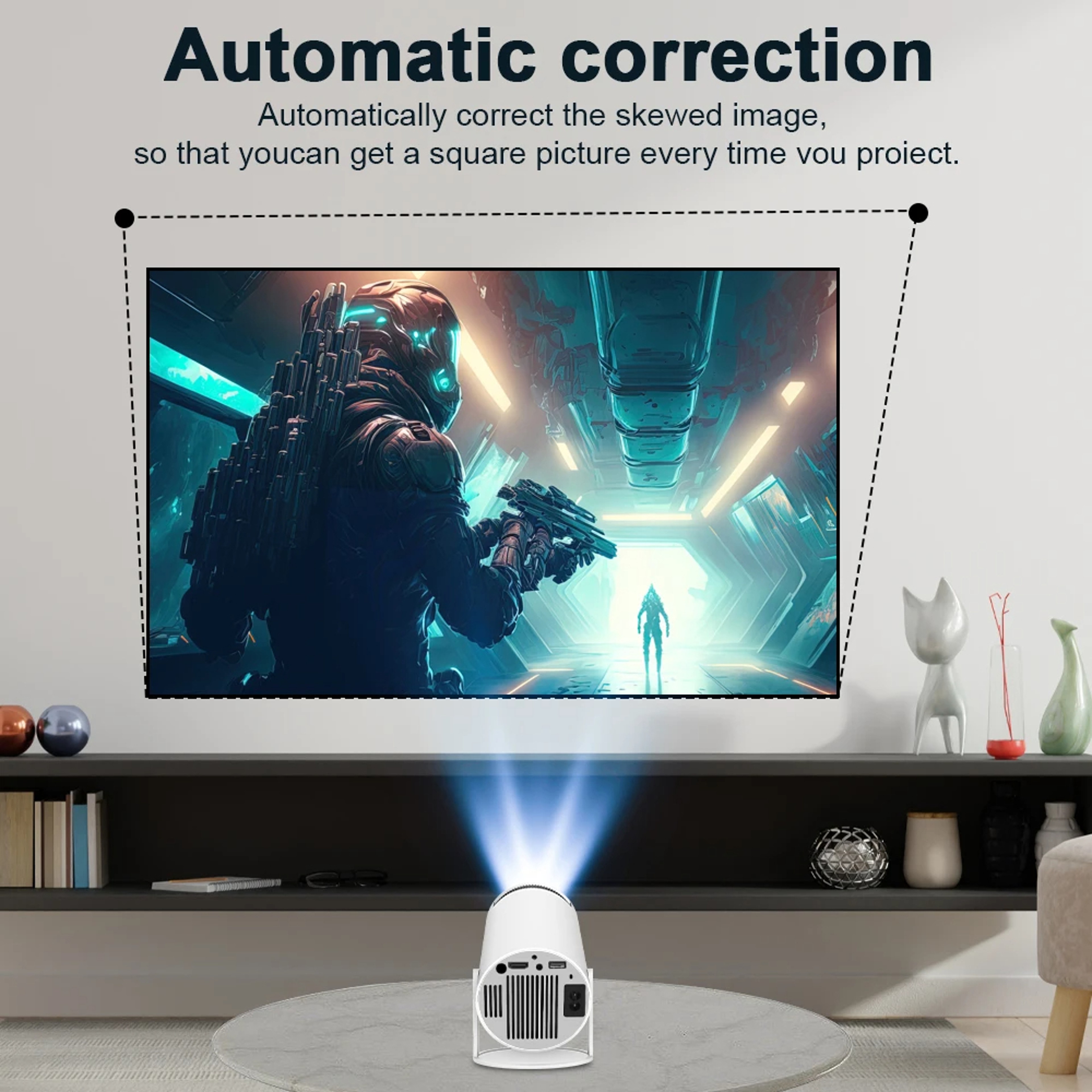 Mini Home Cinema Outdoor Projector 6