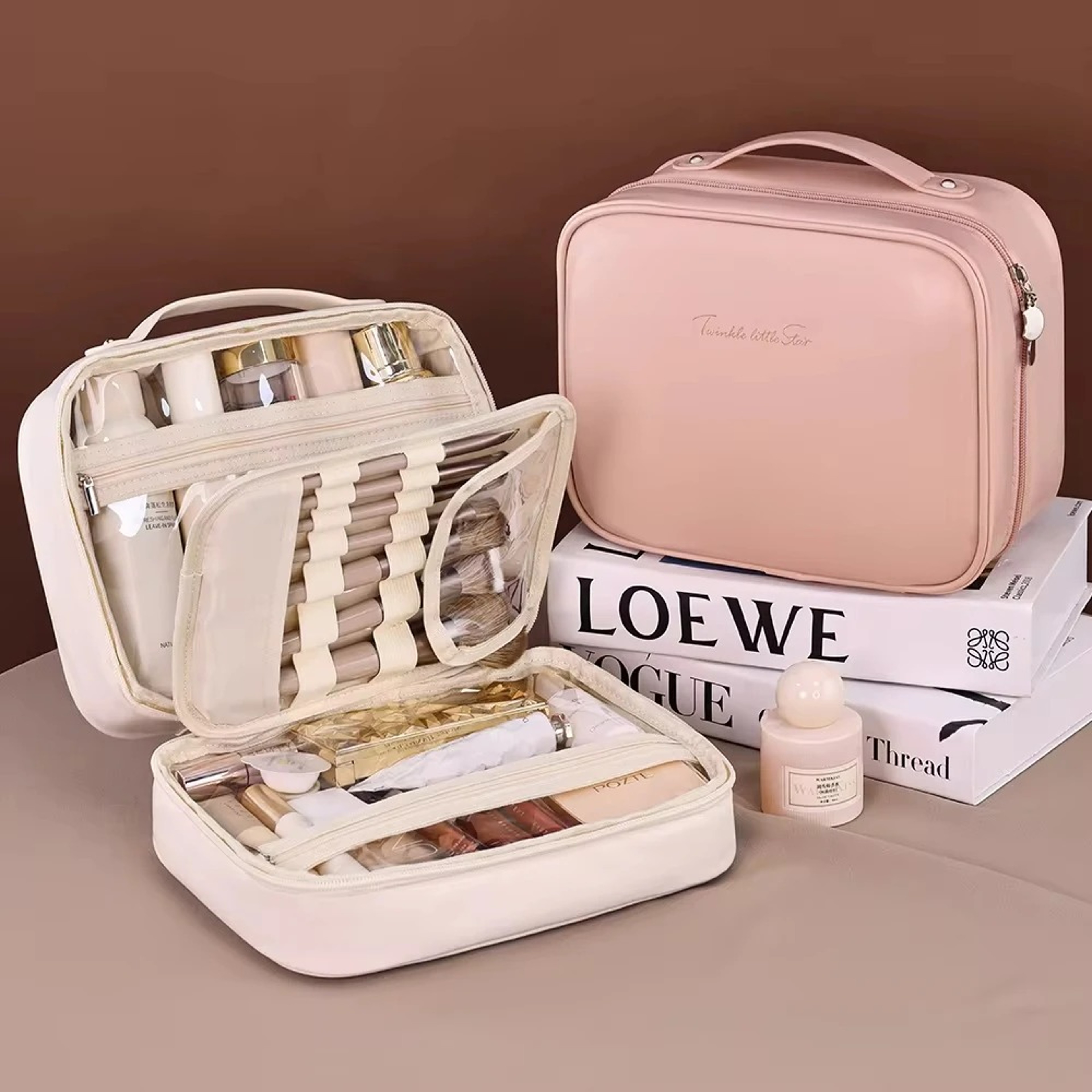 Multi-Compartment Toiletry Cosmetics Bag 5