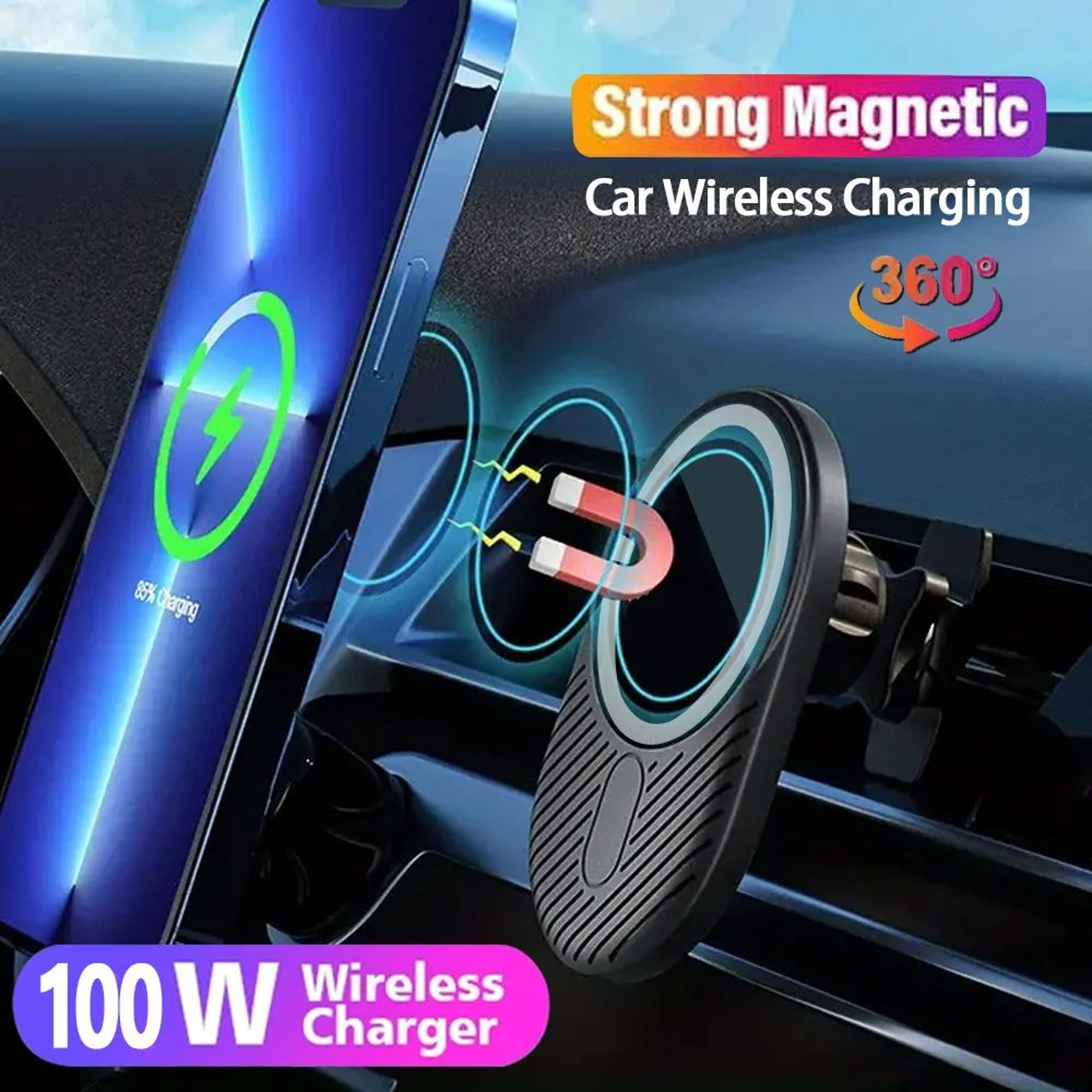 Automatic Wireless Car Charger 0