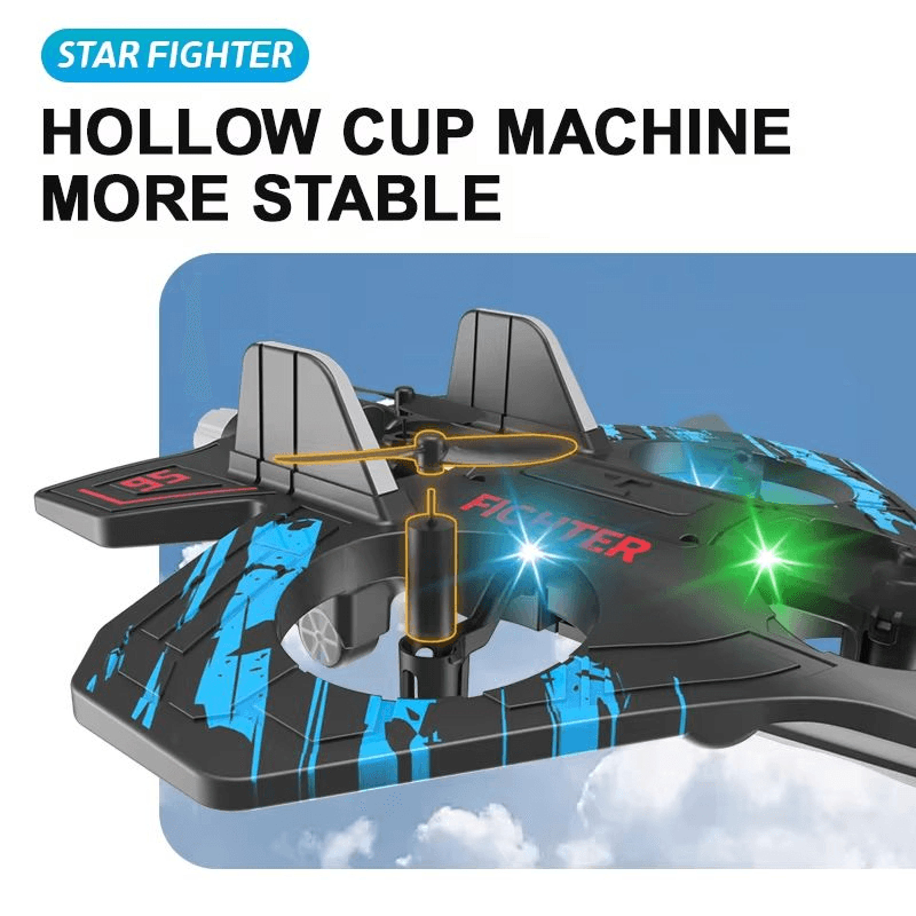 LED light remote control plane