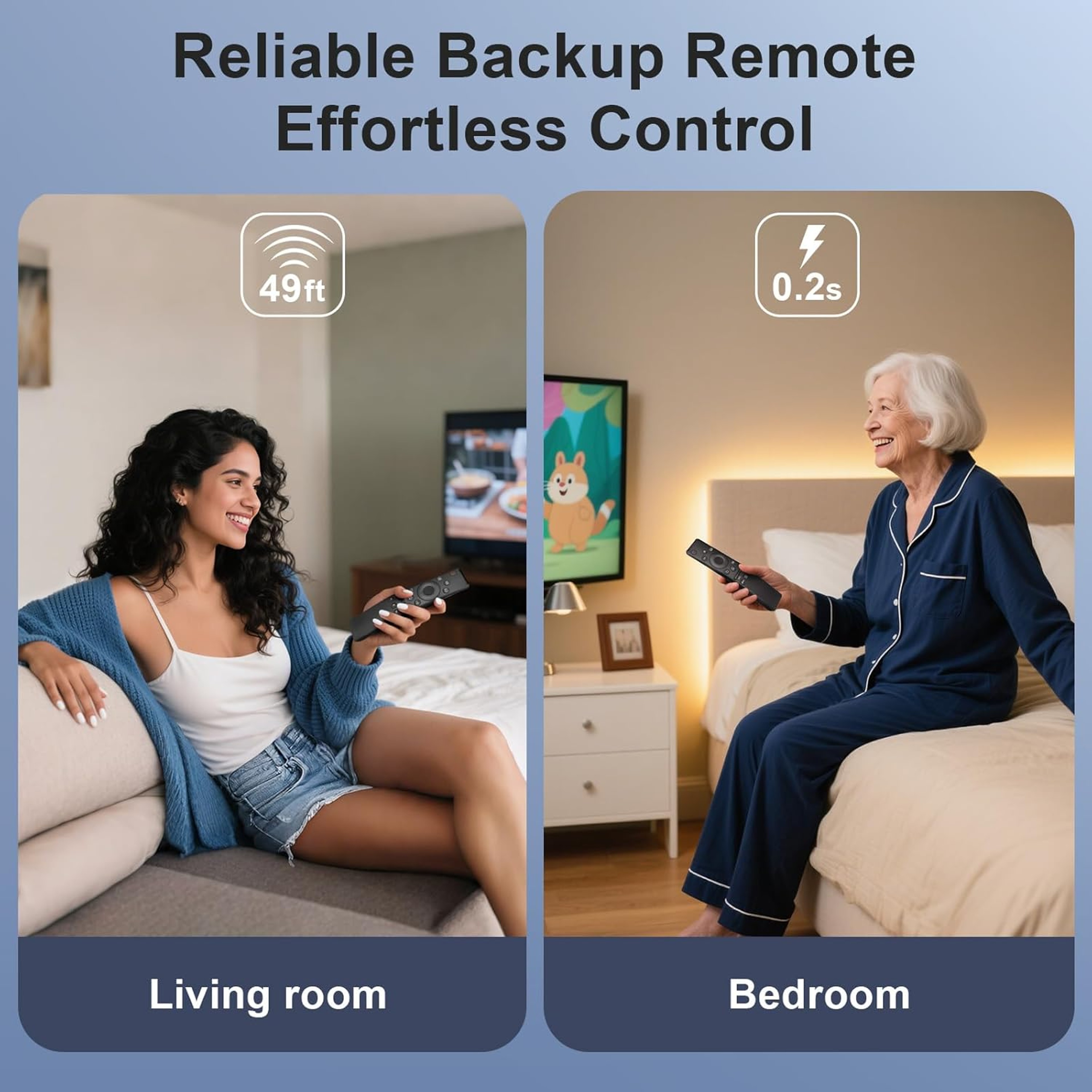 Replacement Remote for Samsung Smart TVs, Instant Setup-Free Control & Easy Navigation – view 15