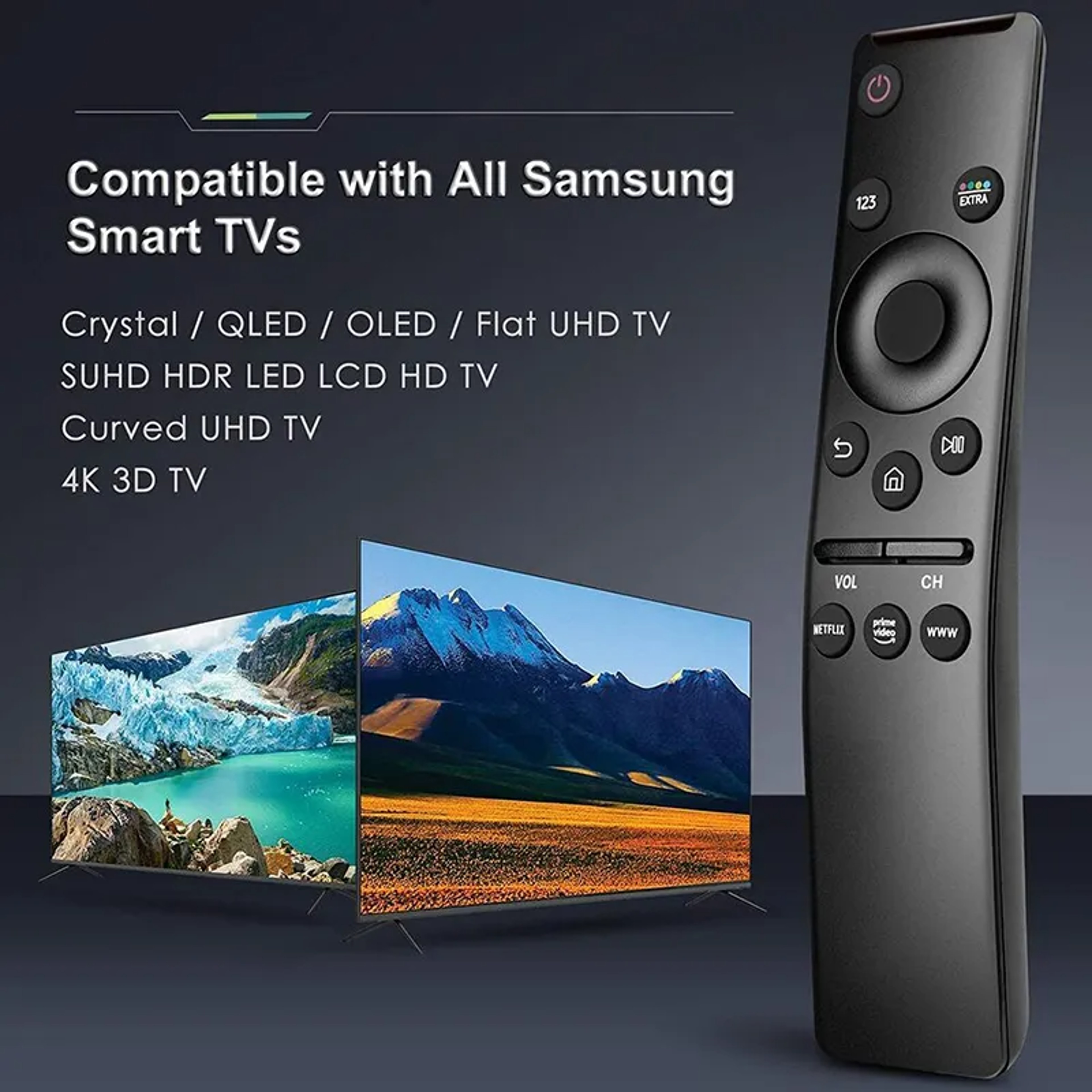 Replacement Remote for Samsung Smart TVs, Instant Setup-Free Control & Easy Navigation – view 16