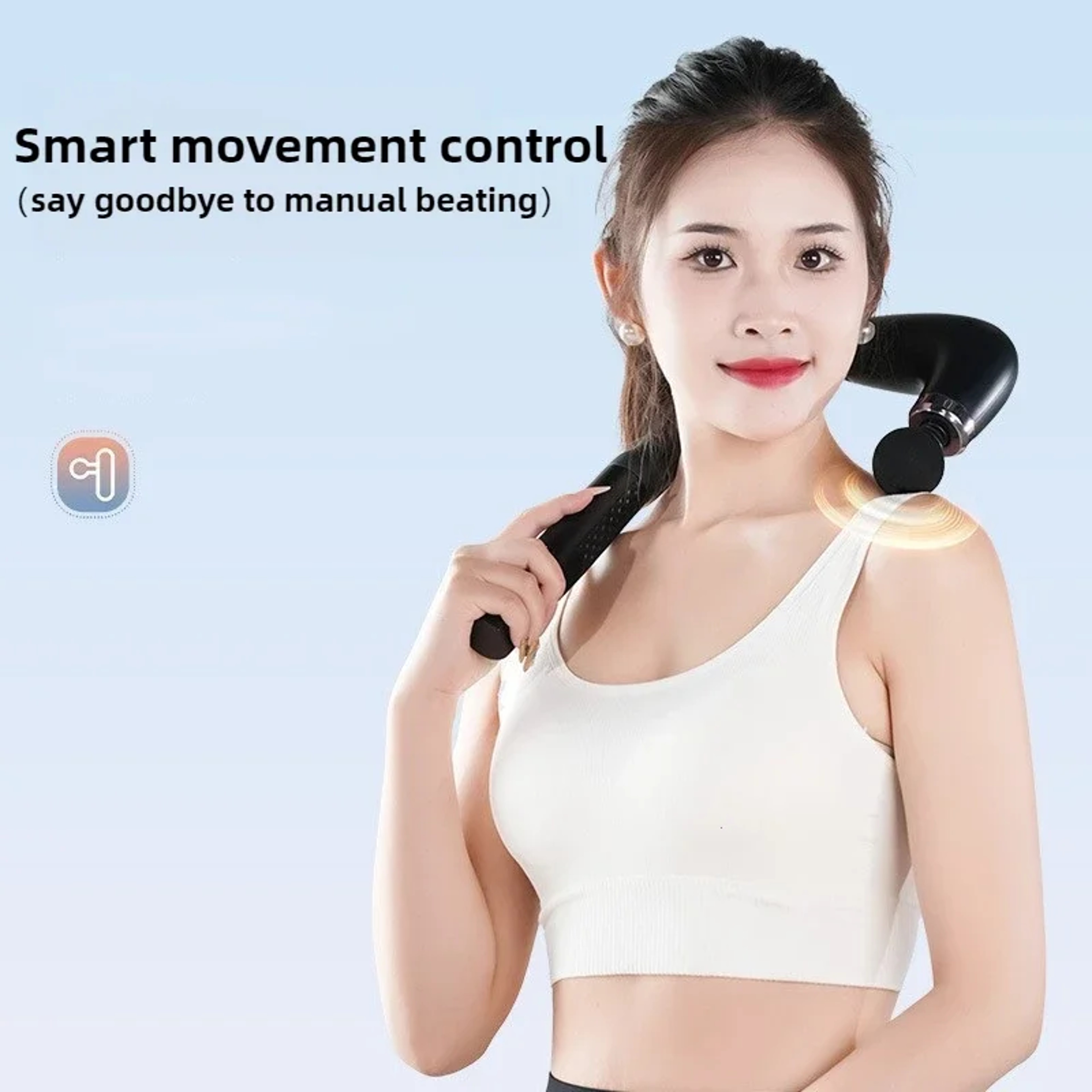 Body Relaxation Electric Fascia Gun Massager Trigger Point Massage Machine Home Fitness Handheld Ha 2